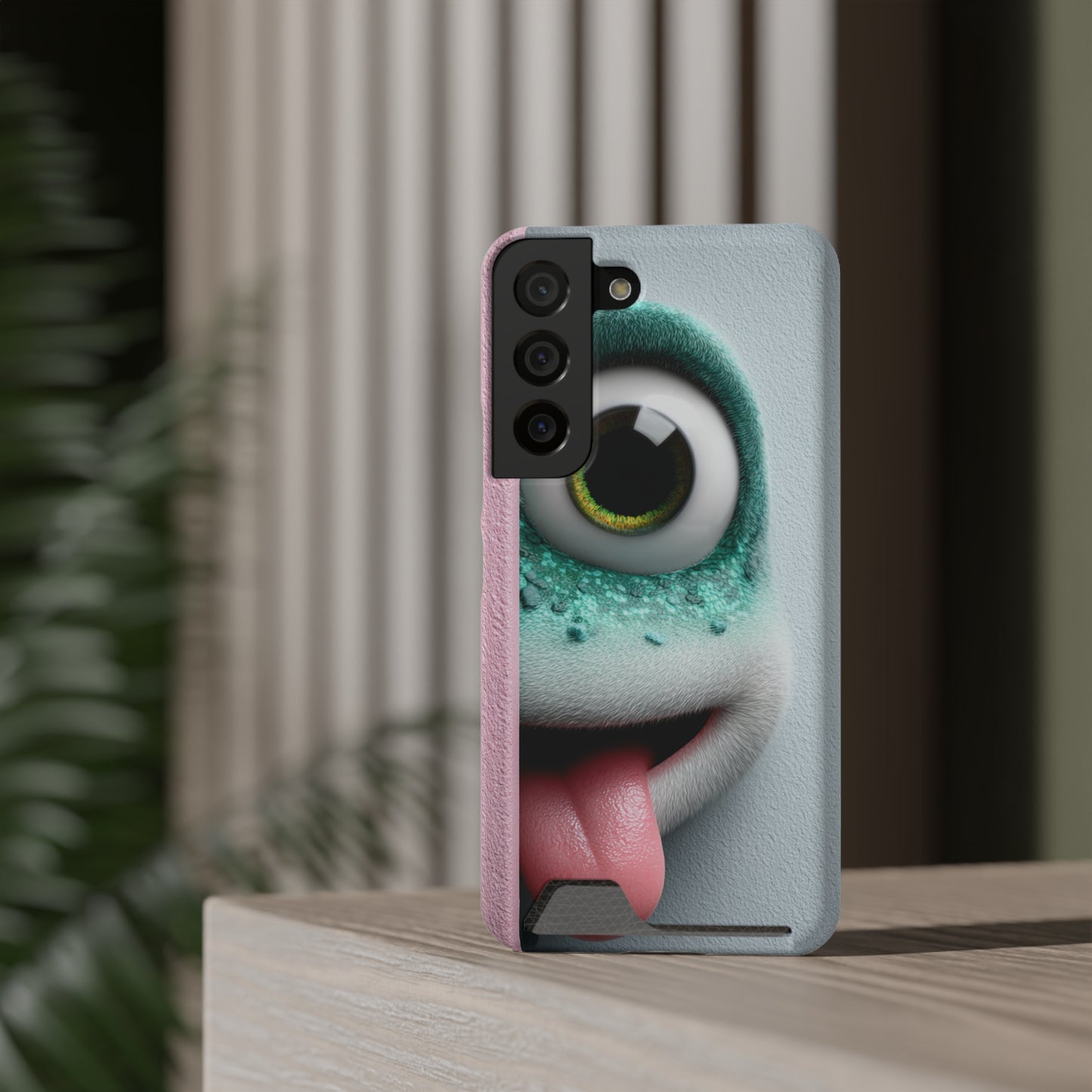 Funky Card Holder Phone Case - Whimsical Design, Cute Gift, Unique Accessories, Fun Mobile Cover, Stylish Phone Protection