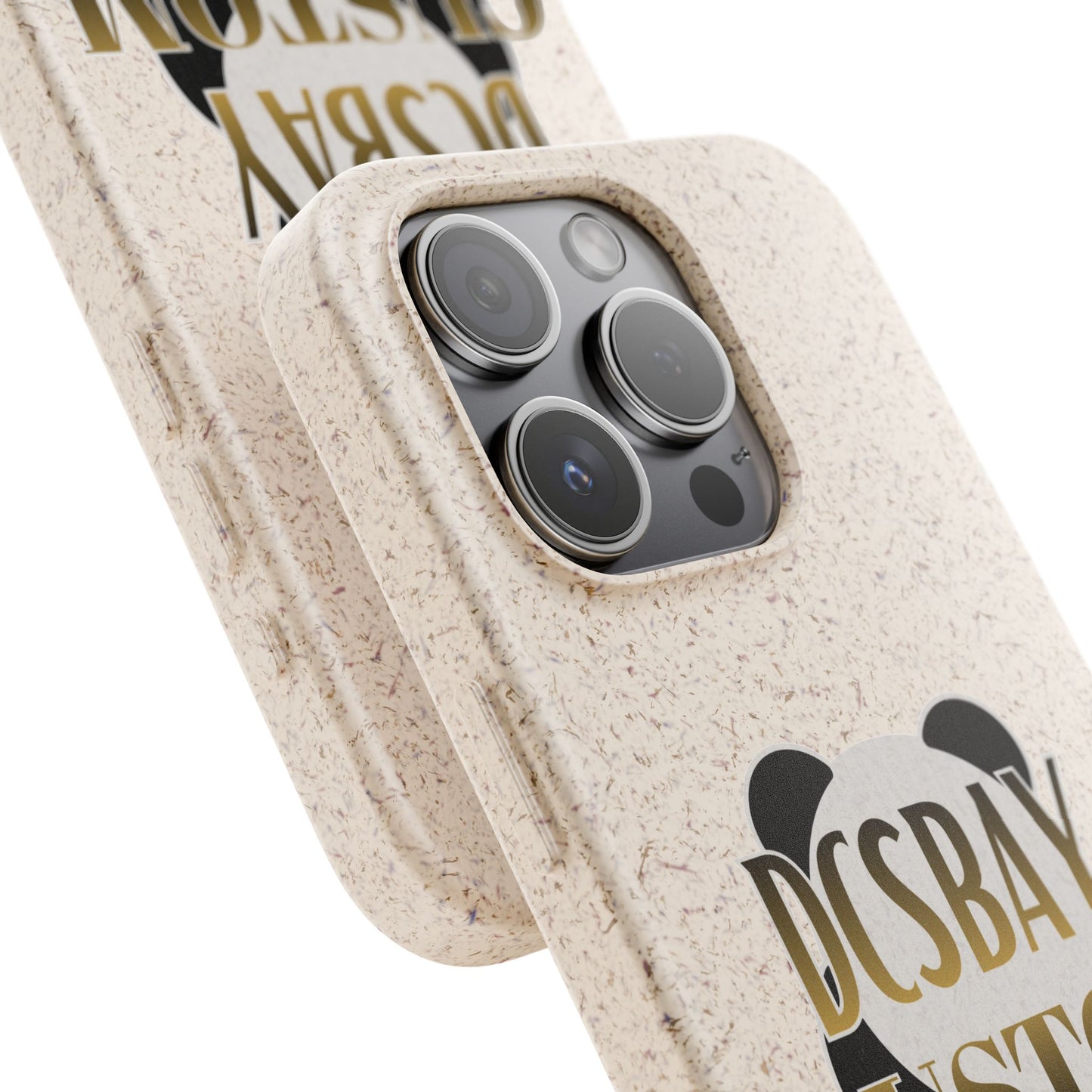 Biodegradable Panda Phone Case — Eco-Friendly Customizable iPhone Cover