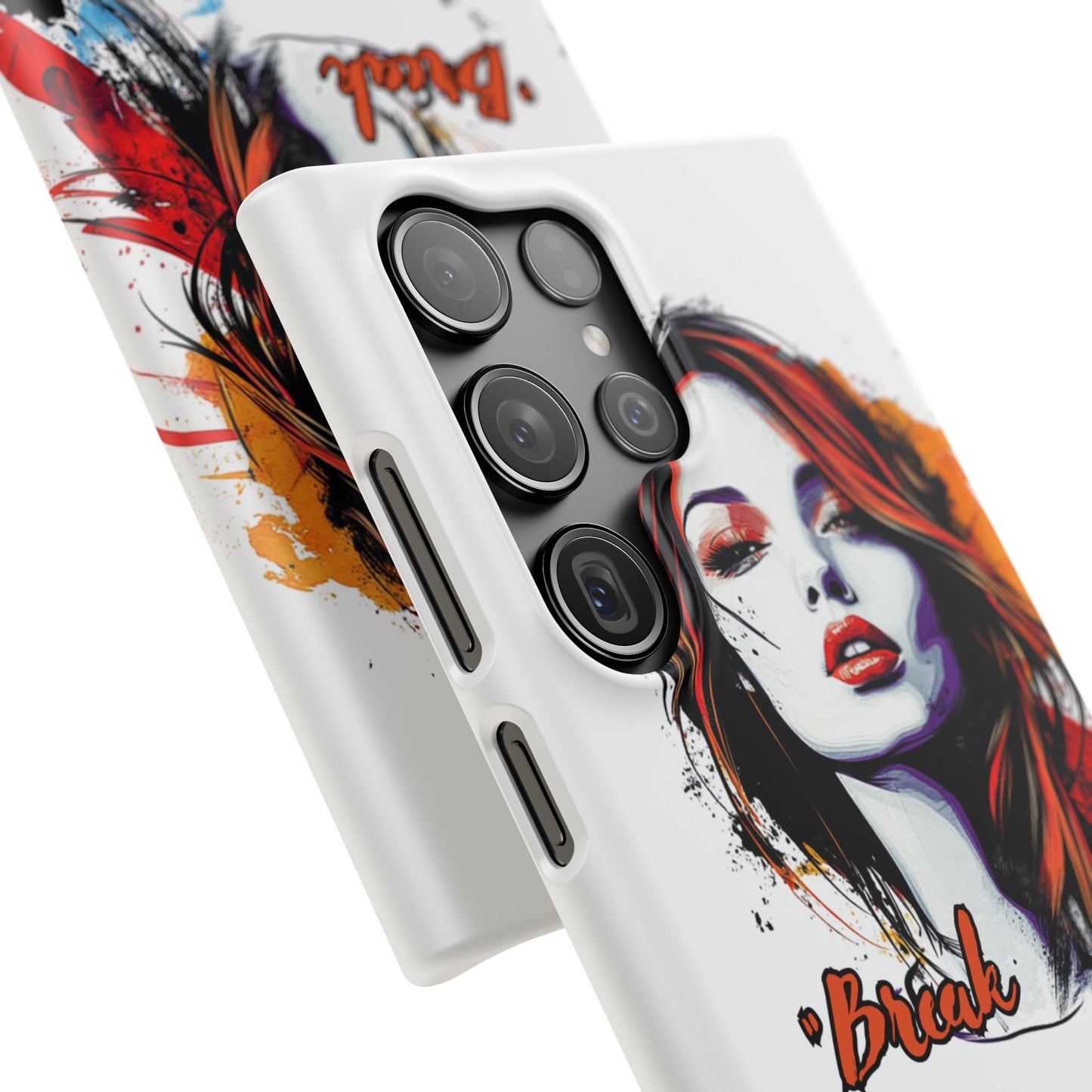 Empowering Art Snap Cases, Phone Cover, Break the Chains of Silence, Unique Gift, Inspirational Tech Accessories