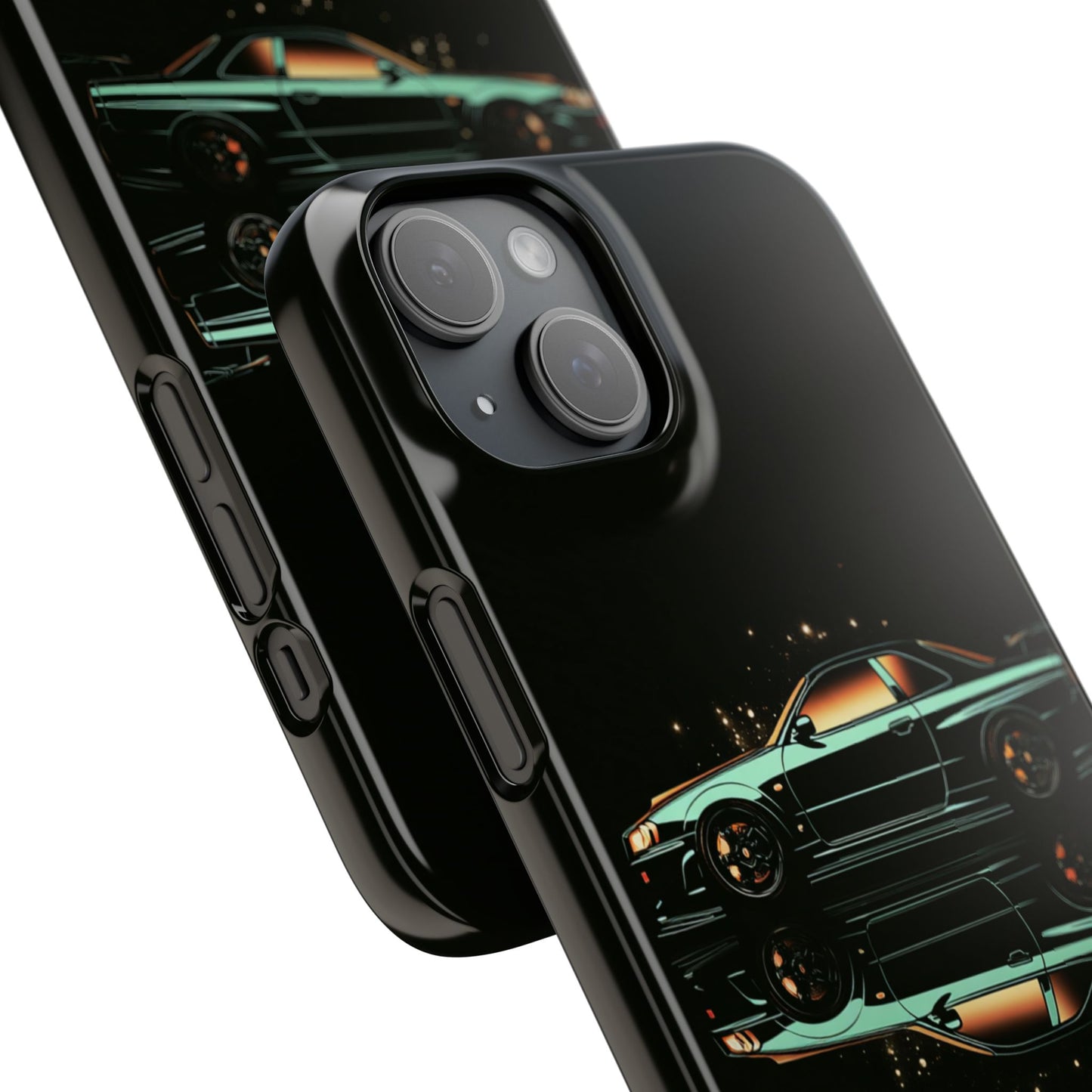 Green Skyleine R34 GTR Art Snap Case and Protective Phone Cover For iPhone and Samsung