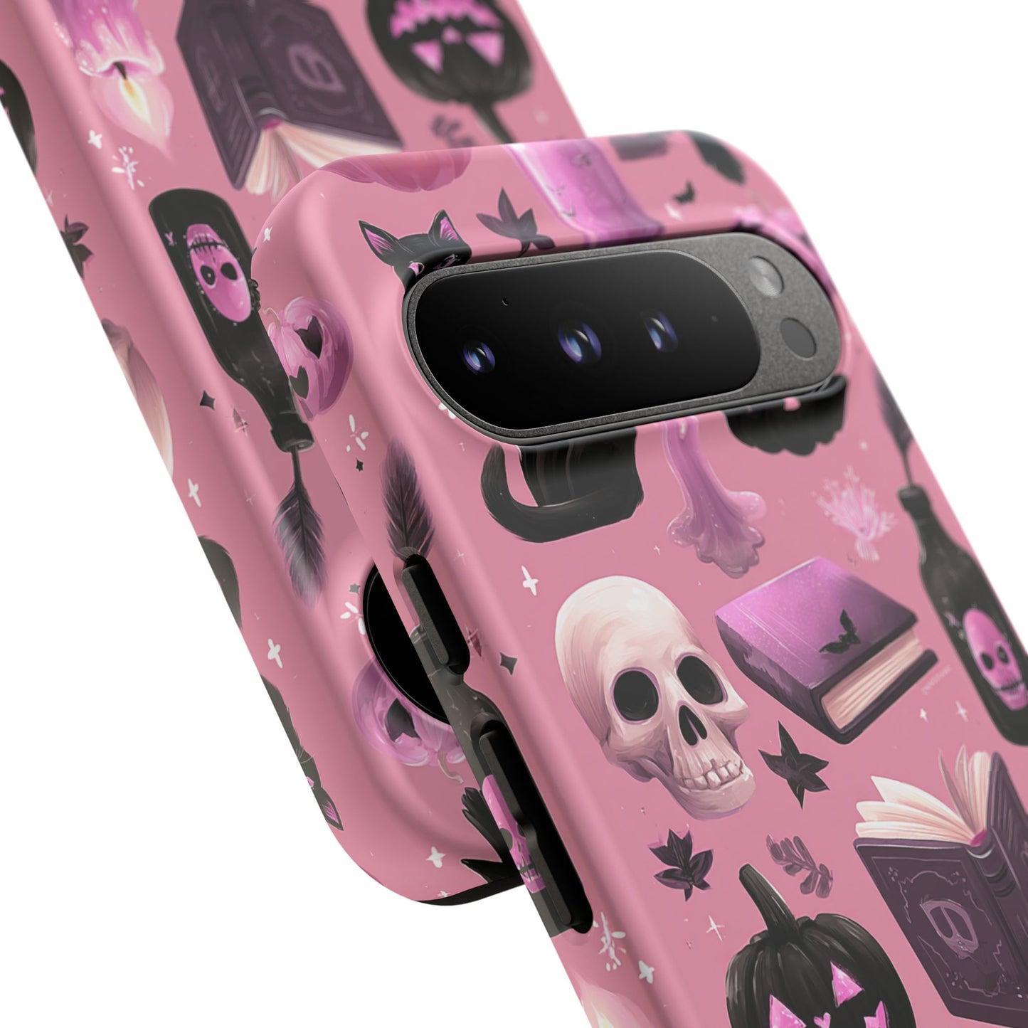 Spooky Phone Case - Halloween Design, Cute Costume Accessory, Fall Decor, Gift for Cat Lovers, Witchy Vibes, Trick or Treat