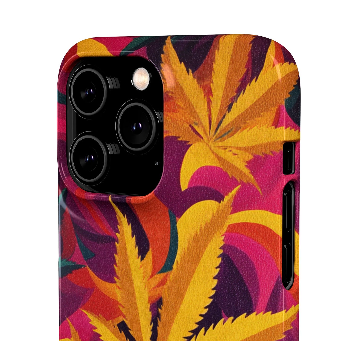 Autumn Vibe Cannabis Snap Case for IPhones and Samsungs Custom