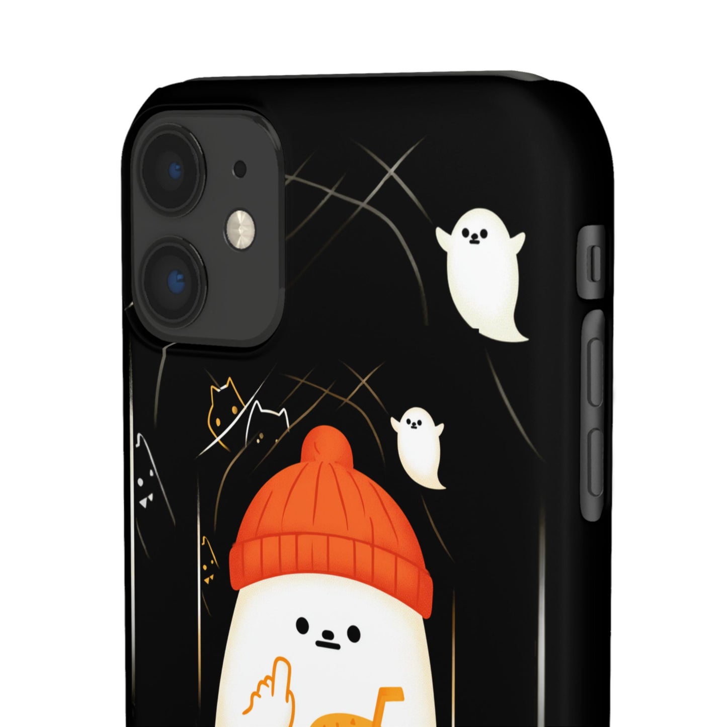 Spook You Halloween Ghost Snap Case Kawaii Protective Phone Cover for iPhone and Samsung