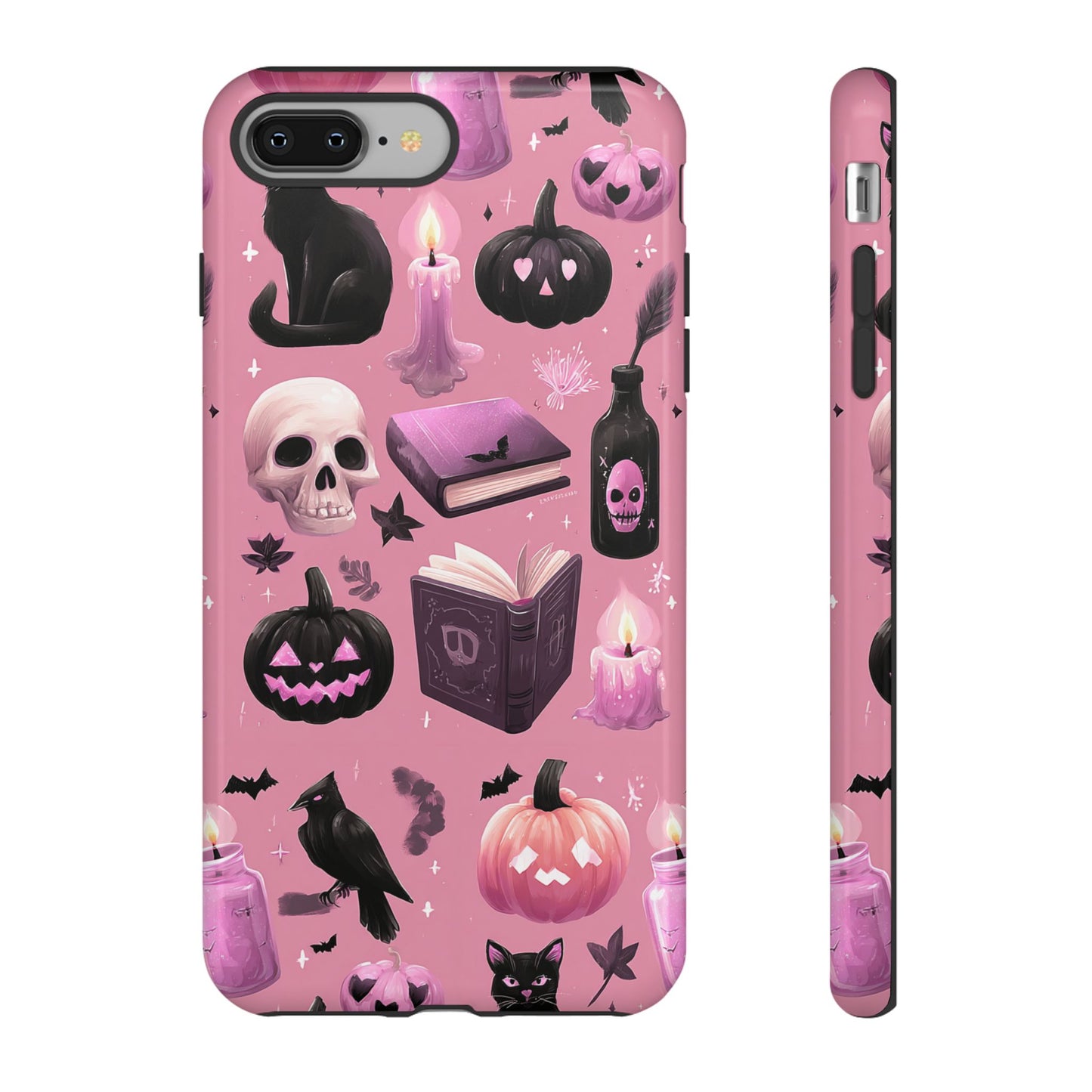 Spooky Phone Case - Halloween Design, Cute Costume Accessory, Fall Decor, Gift for Cat Lovers, Witchy Vibes, Trick or Treat