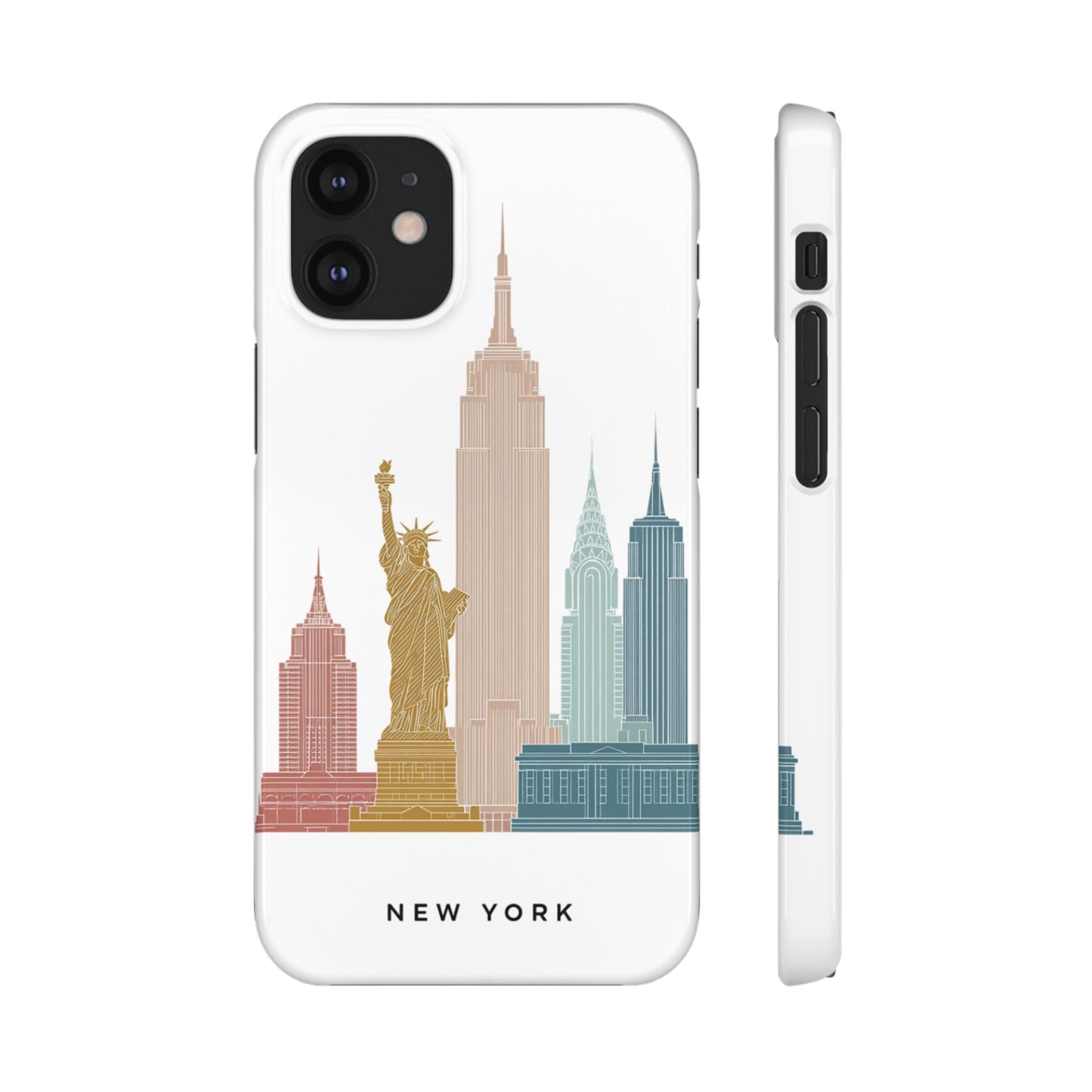 Stylish New York Snap Case, Urban Phone Cover, Cityscape Phone Case, Gift for Travelers, Trendy Protective Case