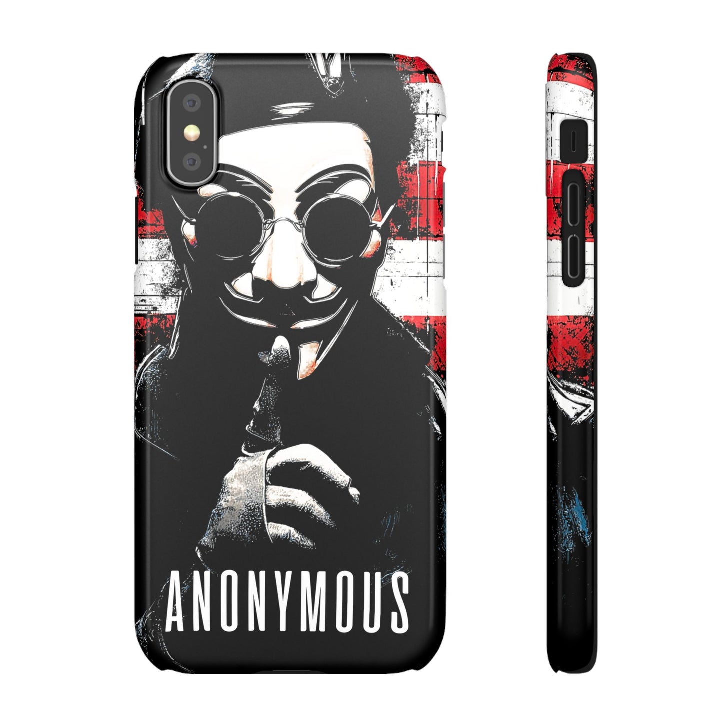 Anonimous & Guy Fawkes Art Snap Case and Protective Phone Cover For iPhone and Samsung
