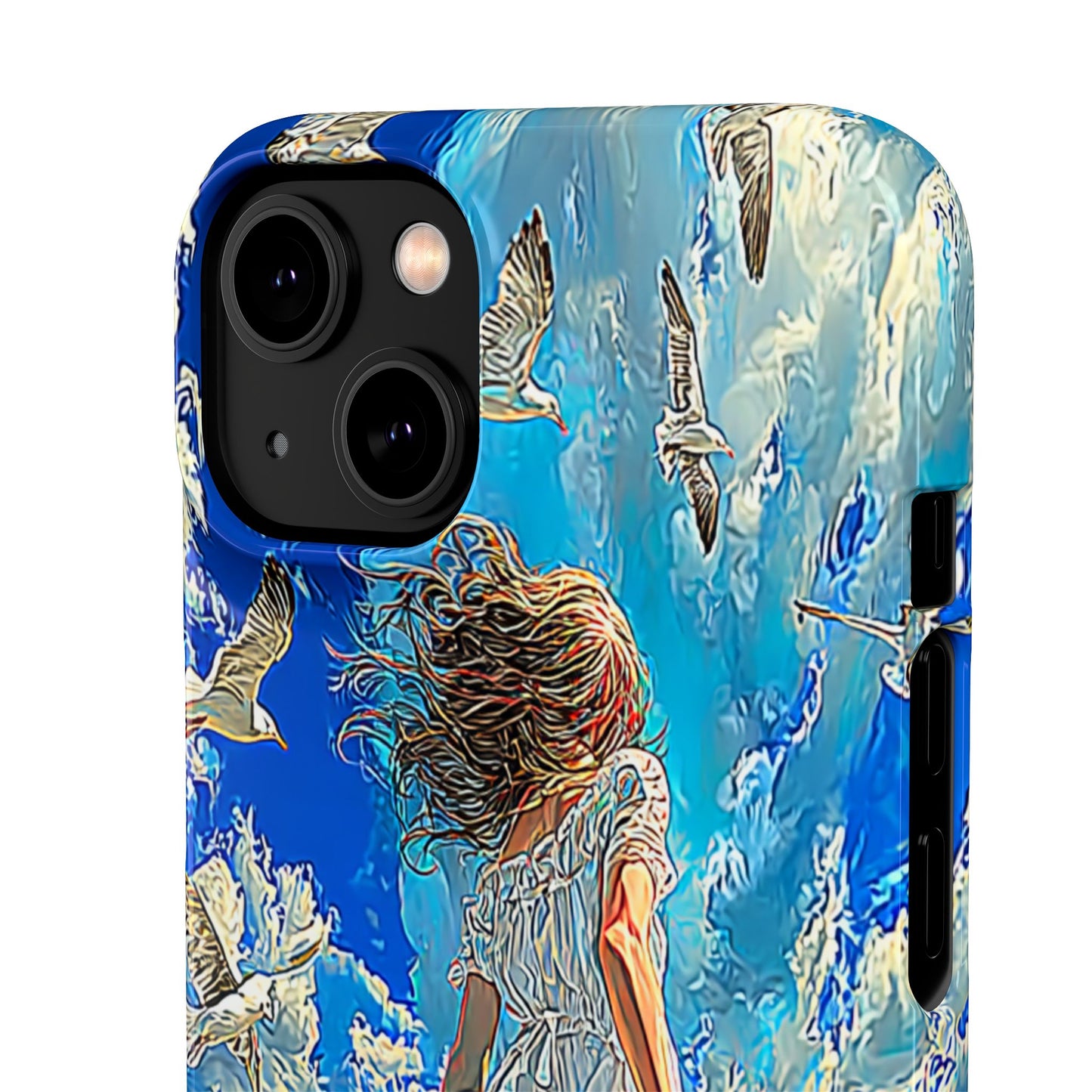 Dreamy Seaside Snap Case, Ocean Waves Phone Cover, Summer Vibe Gift, Cute Aesthetic Accessory, Beach Lover Case