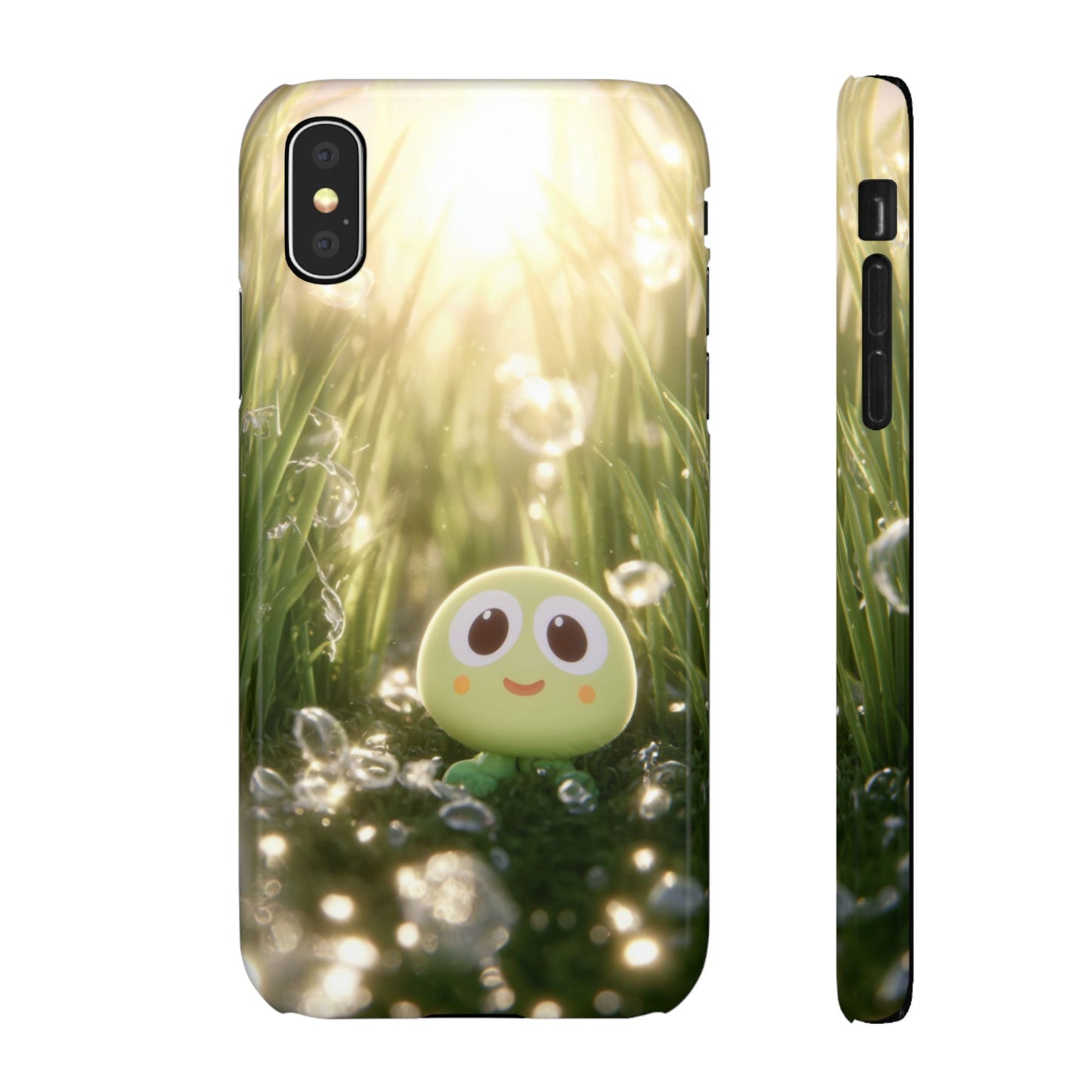 Cute Nature-Inspired Snap Case, Cartoon Phone Cover, Eco-Friendly Gift, Fun Accessory, Personalized Phone Case, Nature Lover's Gift