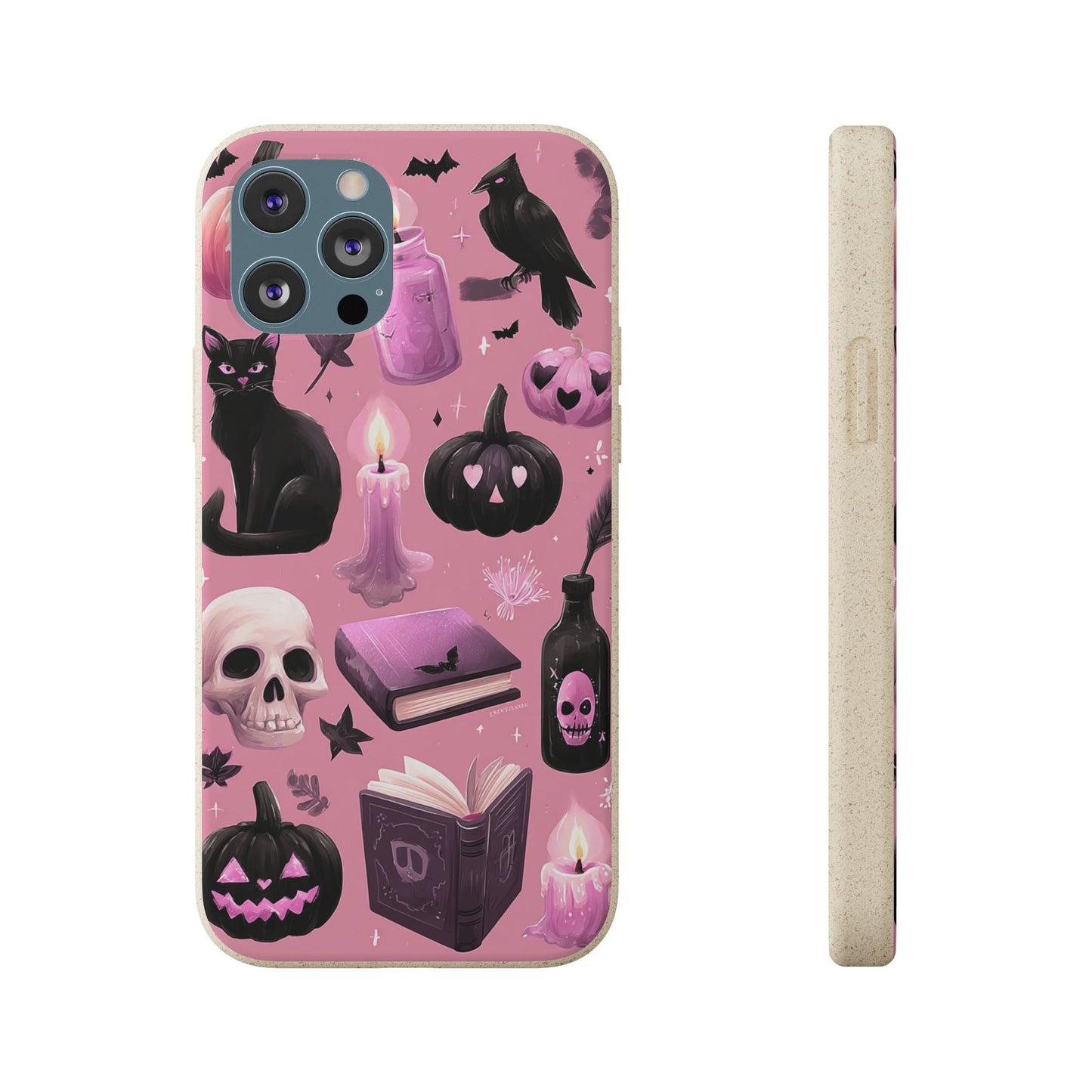 Halloween-Inspired Biodegradable Phone Case, Eco-Friendly Cell Phone Cover, Cute Goth Aesthetic Gift, Sustainable Halloween Decor, [...]