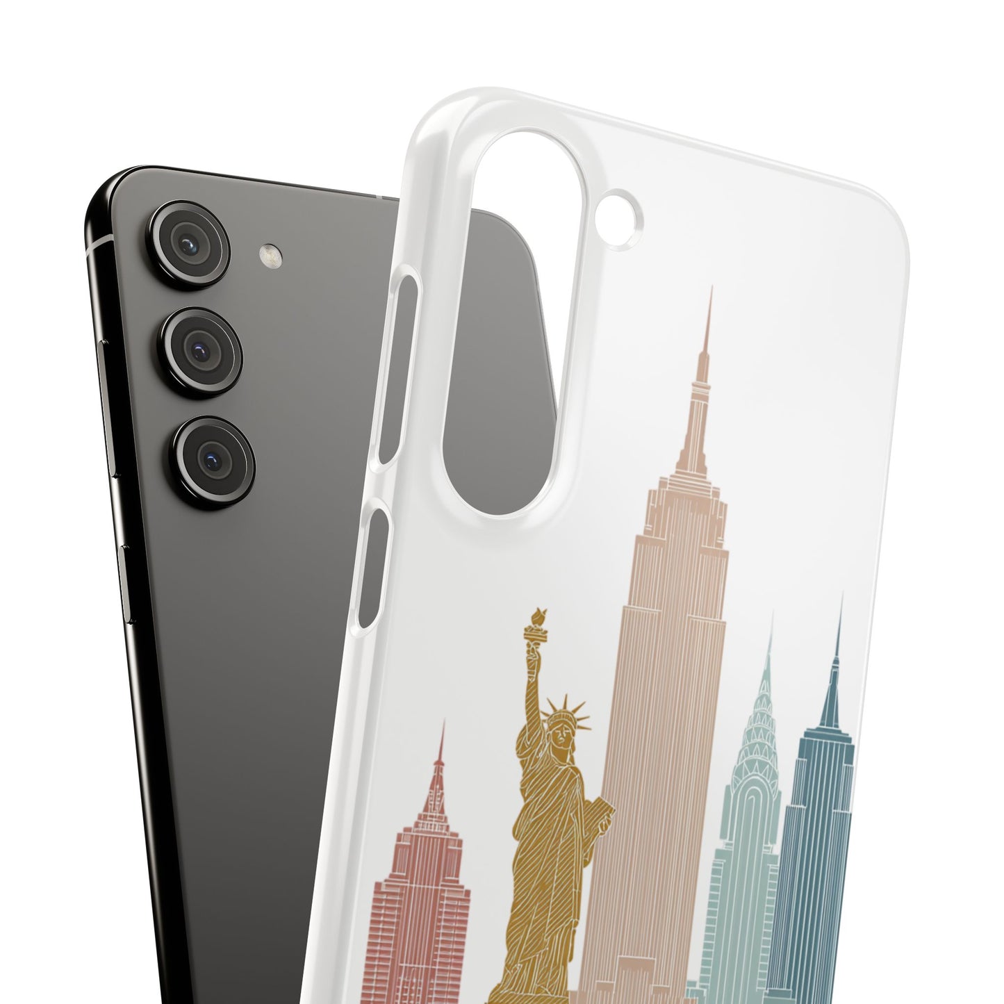 Stylish New York Snap Case, Urban Phone Cover, Cityscape Phone Case, Gift for Travelers, Trendy Protective Case
