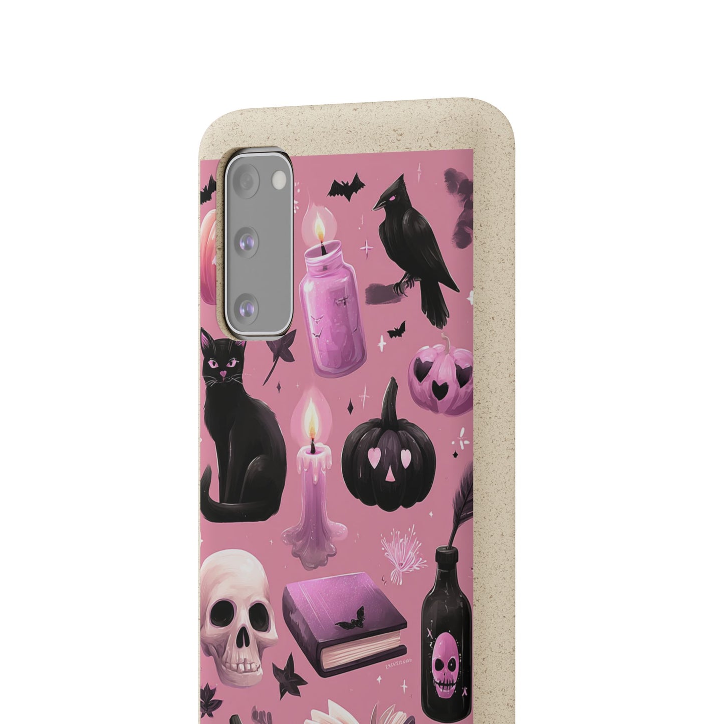 Halloween-Inspired Biodegradable Phone Case, Eco-Friendly Cell Phone Cover, Cute Goth Aesthetic Gift, Sustainable Halloween Decor, [...]