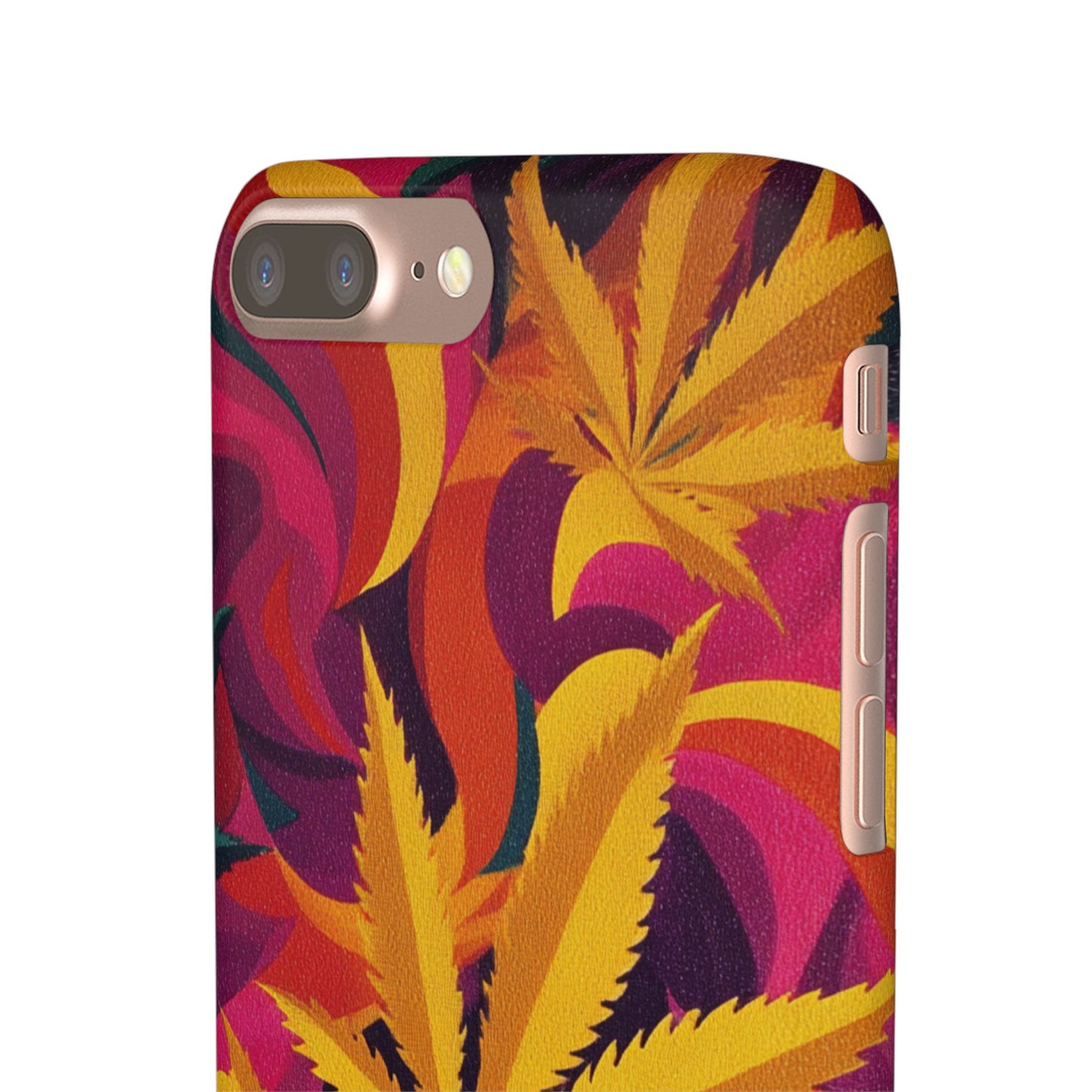 Autumn Vibe Cannabis Snap Case for IPhones and Samsungs Custom