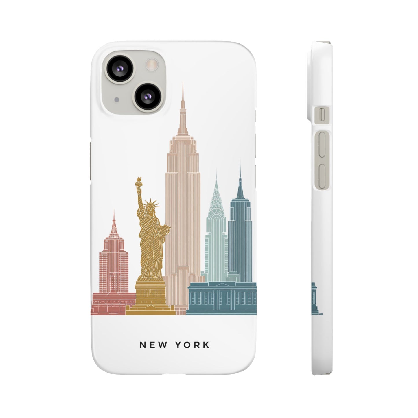 Stylish New York Snap Case, Urban Phone Cover, Cityscape Phone Case, Gift for Travelers, Trendy Protective Case