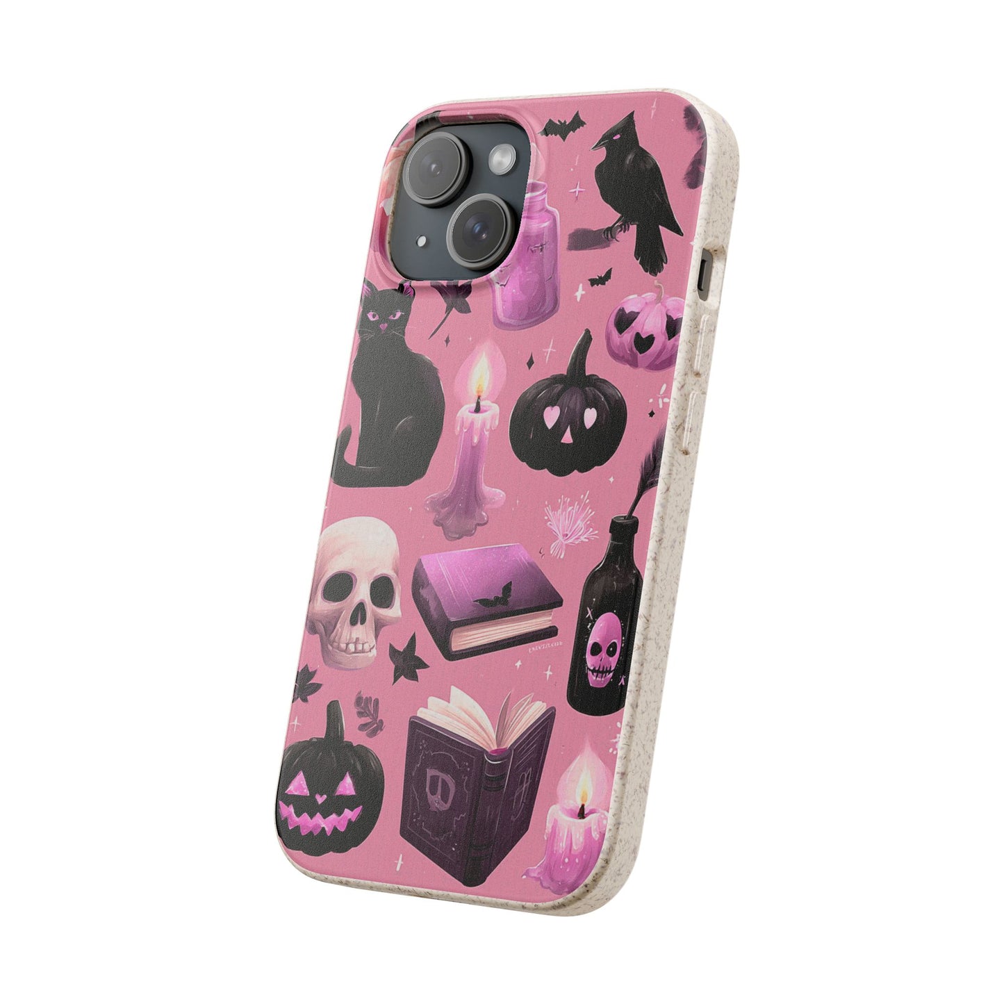 Halloween-Inspired Biodegradable Phone Case, Eco-Friendly Cell Phone Cover, Cute Goth Aesthetic Gift, Sustainable Halloween Decor, [...]