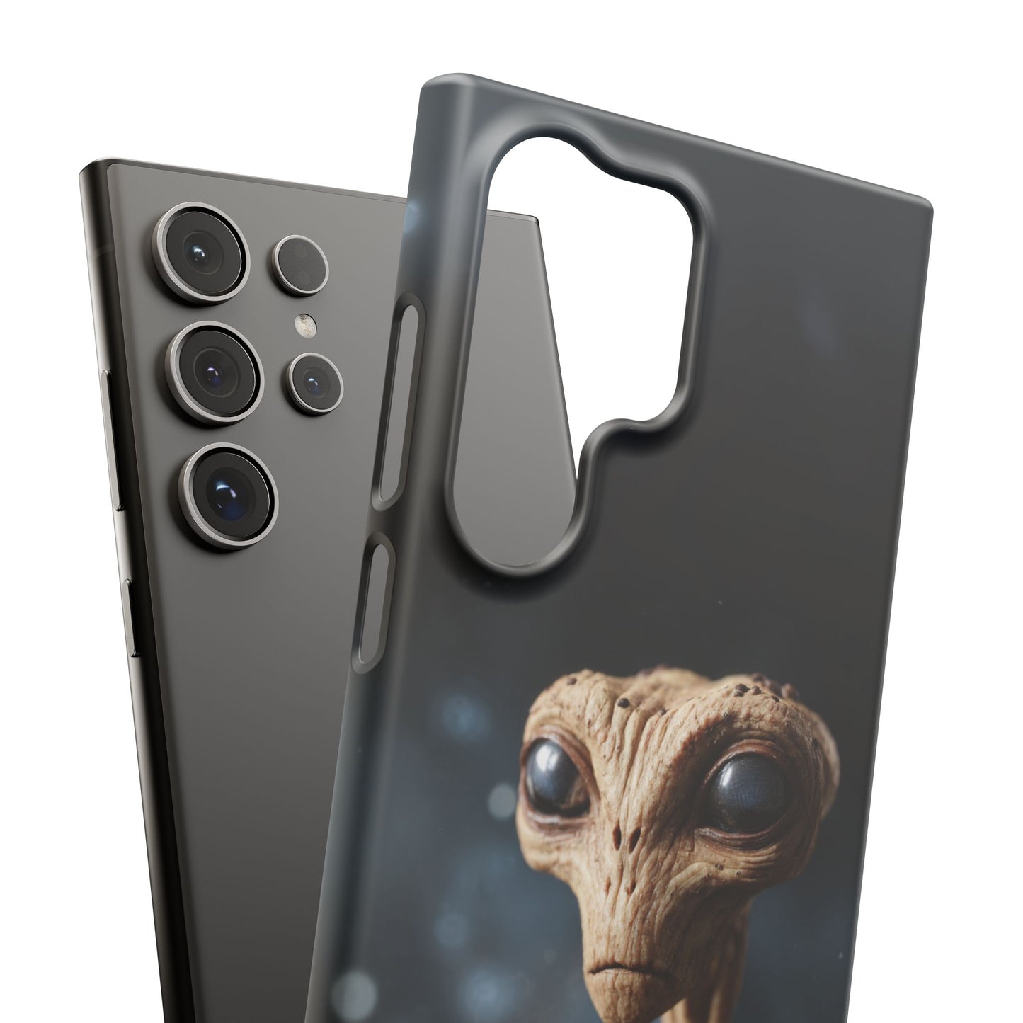 Alien Coffee Snap Case, Unique Phone Cover, Pop Culture Accessory, Gift for Sci-Fi Lovers, Customizable Phone Case