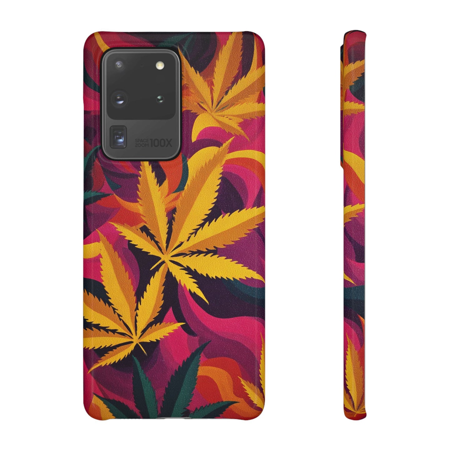 Autumn Vibe Cannabis Snap Case for IPhones and Samsungs Custom
