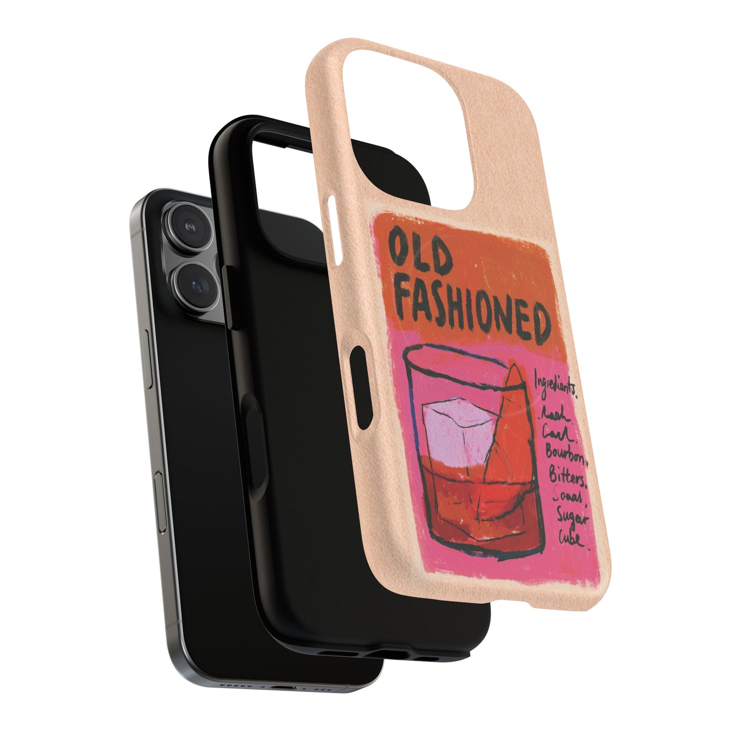 Old Fashioned Phone Case — Retro Cocktail iPhone Magnetic Case
