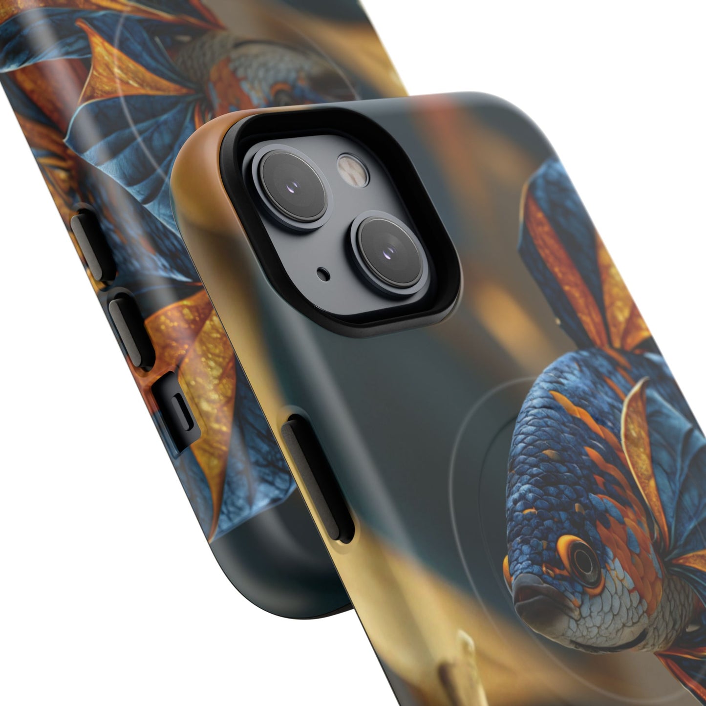 Koi Fish Tough Magnetic Phone Case — Protective Artistic Fish Design