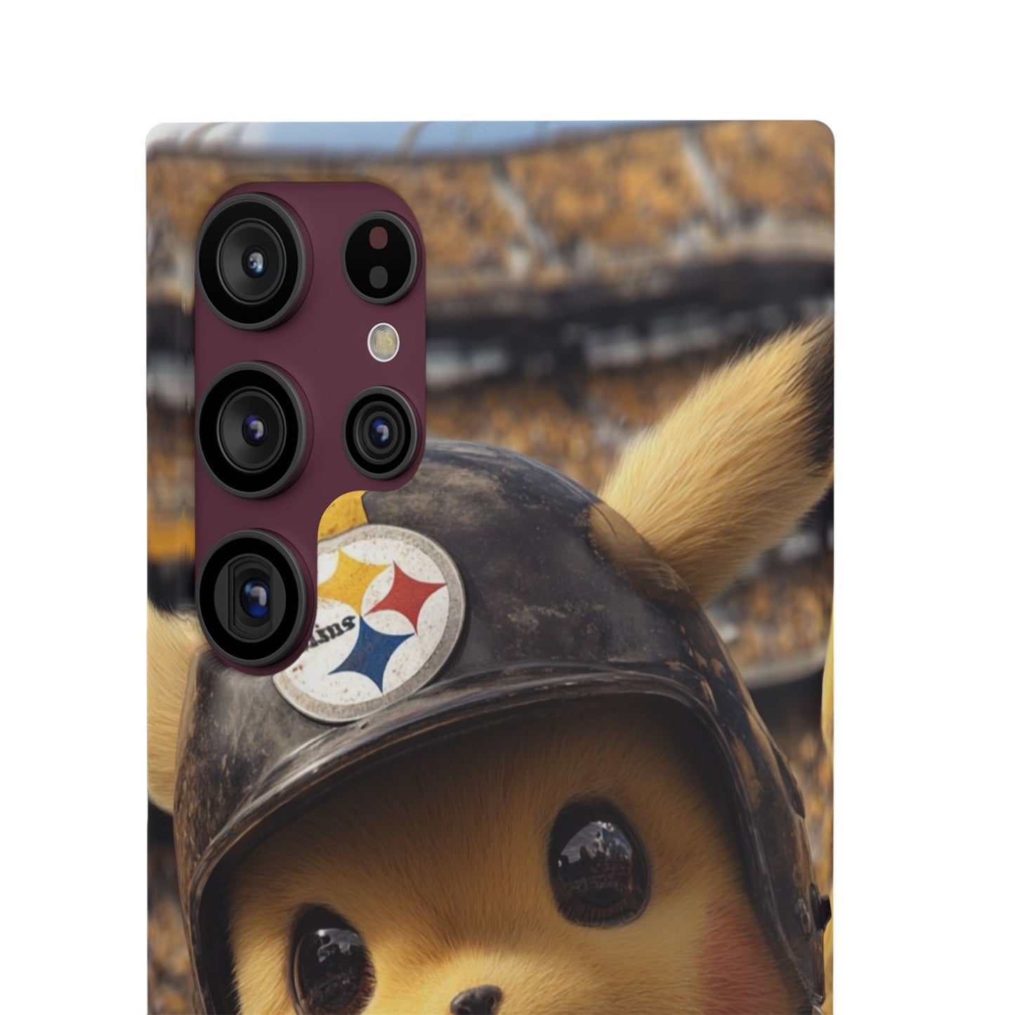 Fun Character Sports Snap Case, Phone Case, Fun Tech Accessory, Cute Gift for Gamers, Football Lovers, Kids.
