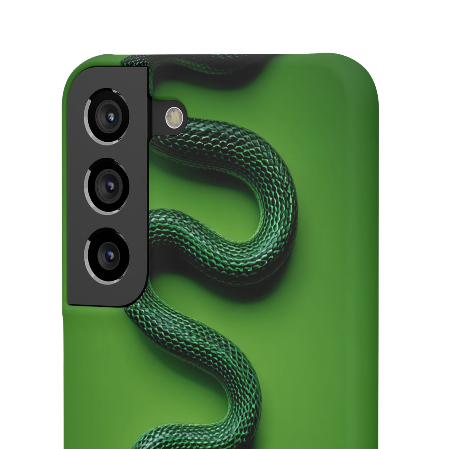 Green Snake Snap Case for iPhone, Stylish Phone Cover, Unique Gift, Trendy Accessory, Birthday, Nature Lover's Phone Case