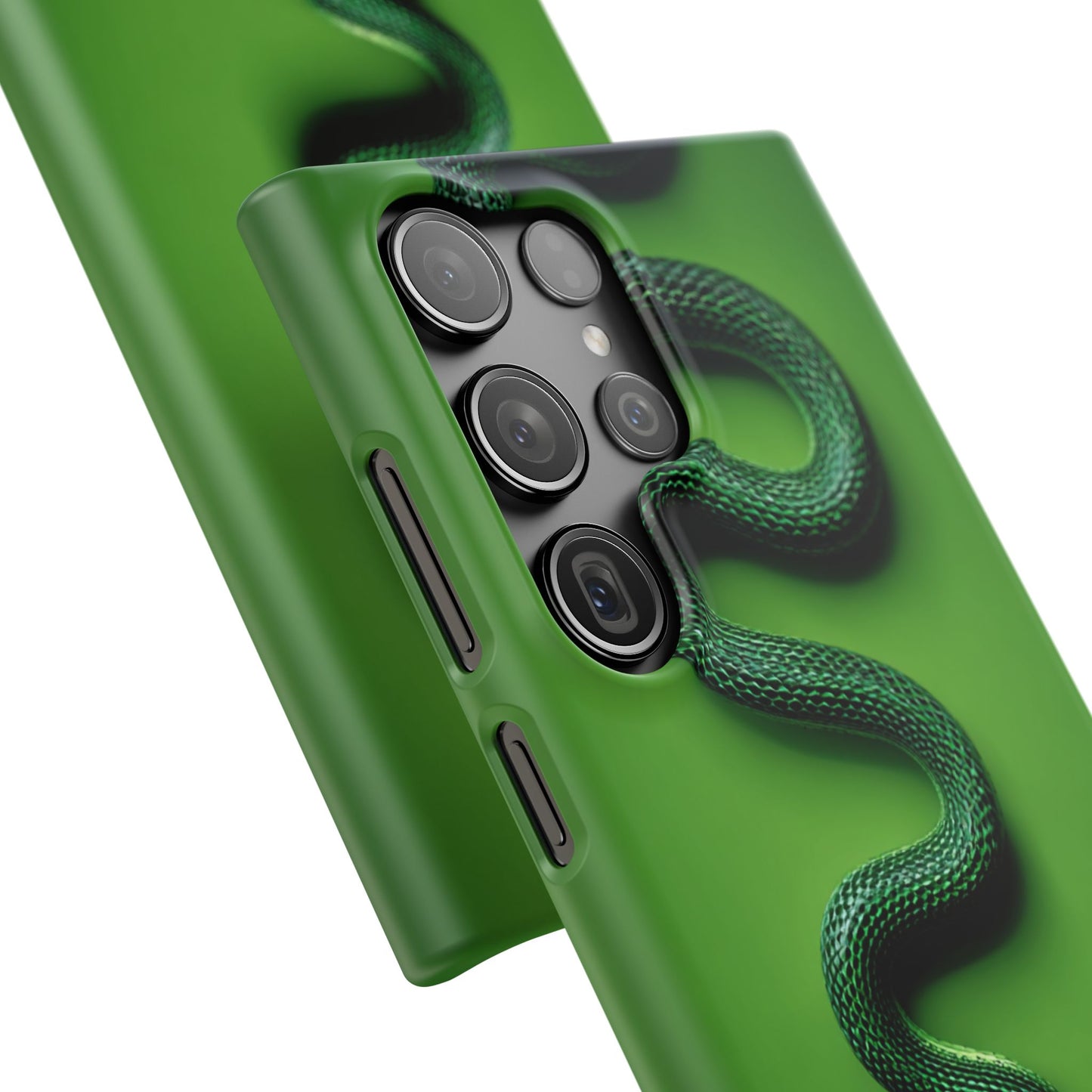 Green Snake Snap Case for iPhone, Stylish Phone Cover, Unique Gift, Trendy Accessory, Birthday, Nature Lover's Phone Case