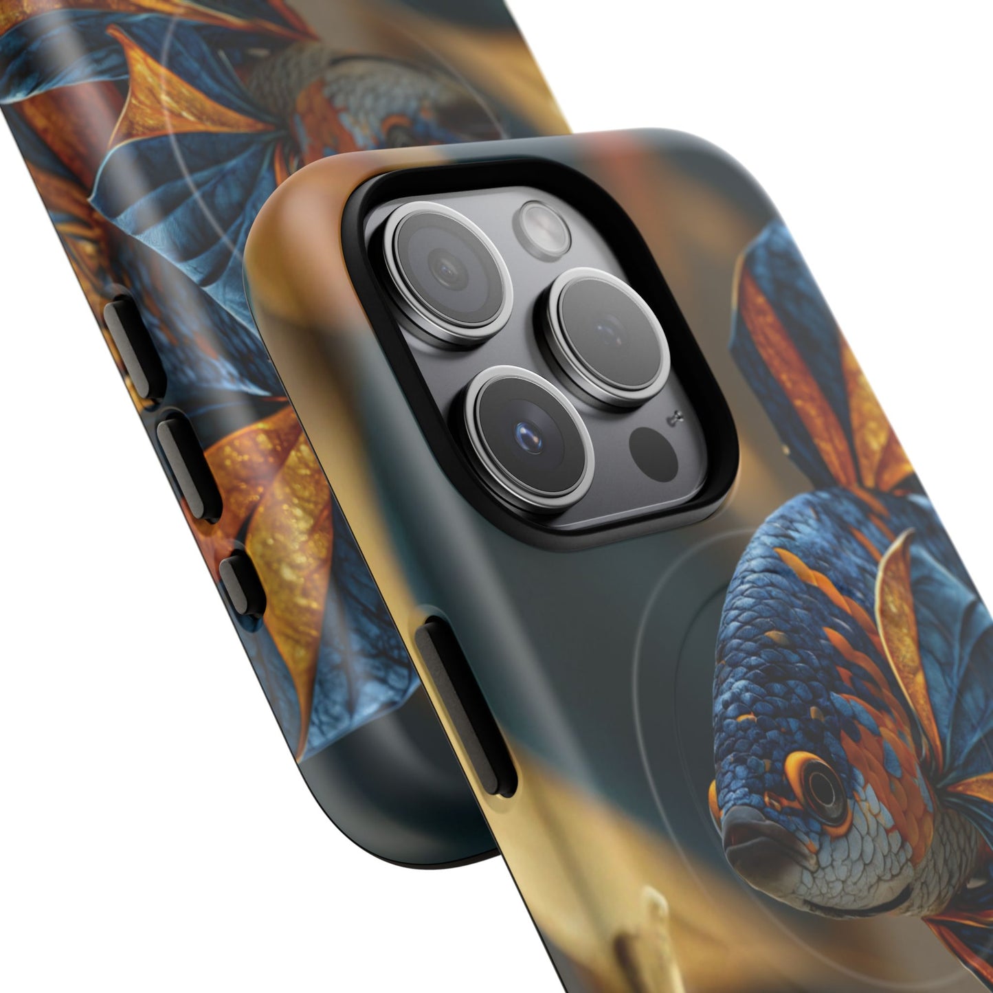 Koi Fish Tough Magnetic Phone Case — Protective Artistic Fish Design