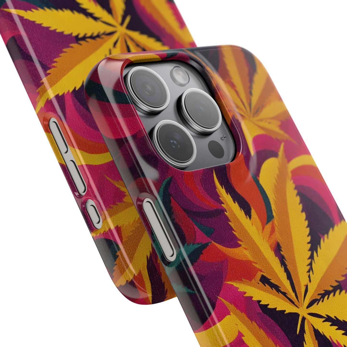 Autumn Vibe Cannabis Snap Case for IPhones and Samsungs Custom
