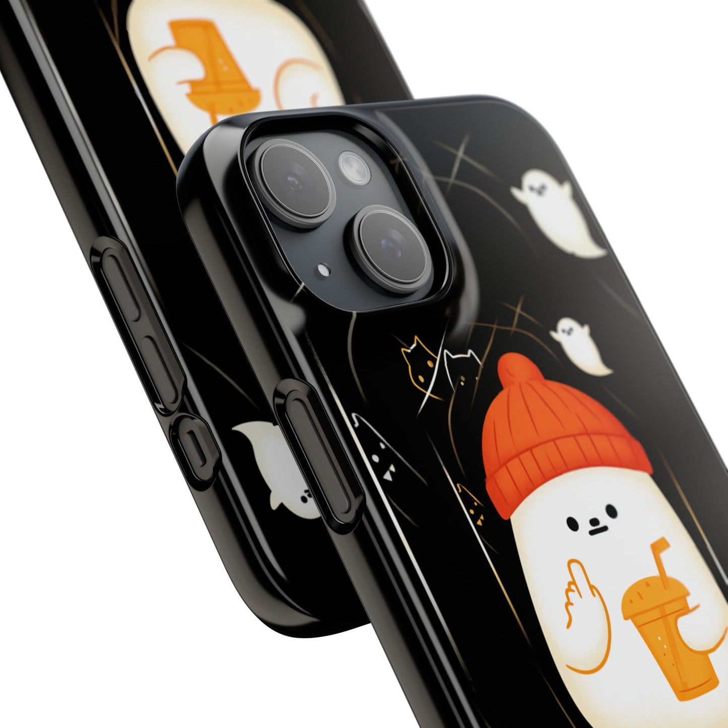 Spook You Halloween Ghost Snap Case Kawaii Protective Phone Cover for iPhone and Samsung