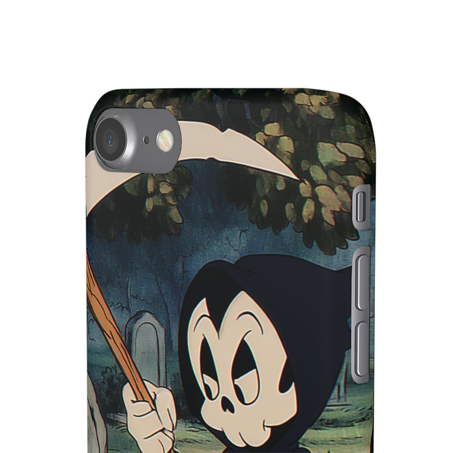 Grim Reaper Snap Case, Halloween Phone Case, Cute Death Phone Cover, Spooky Accessories, Unique Phone Protector