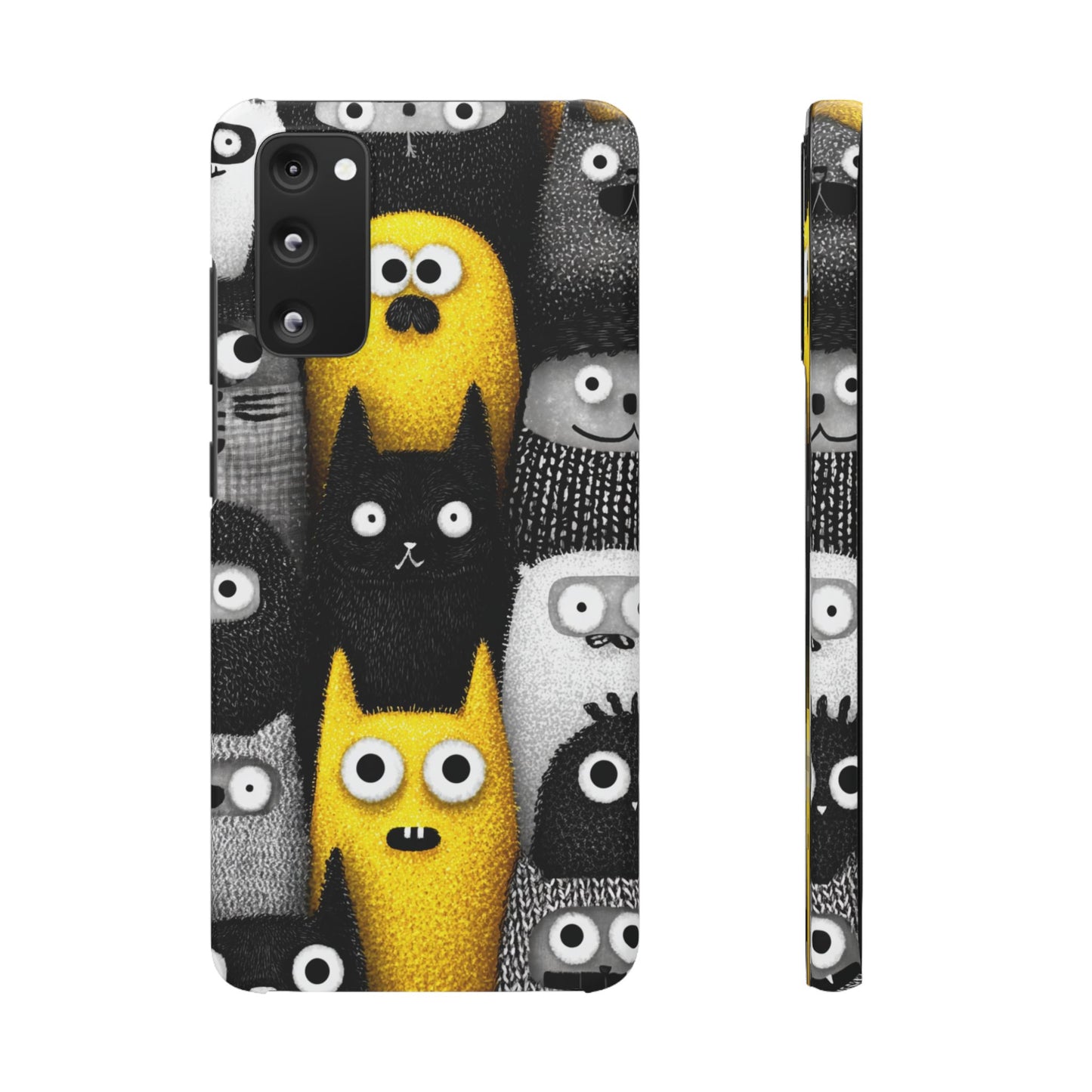 Colorful Character Snap Cases, Cute Phone Cover, Unique Gift for Kids, Fun Accessory, Perfect for Birthdays, Holidays