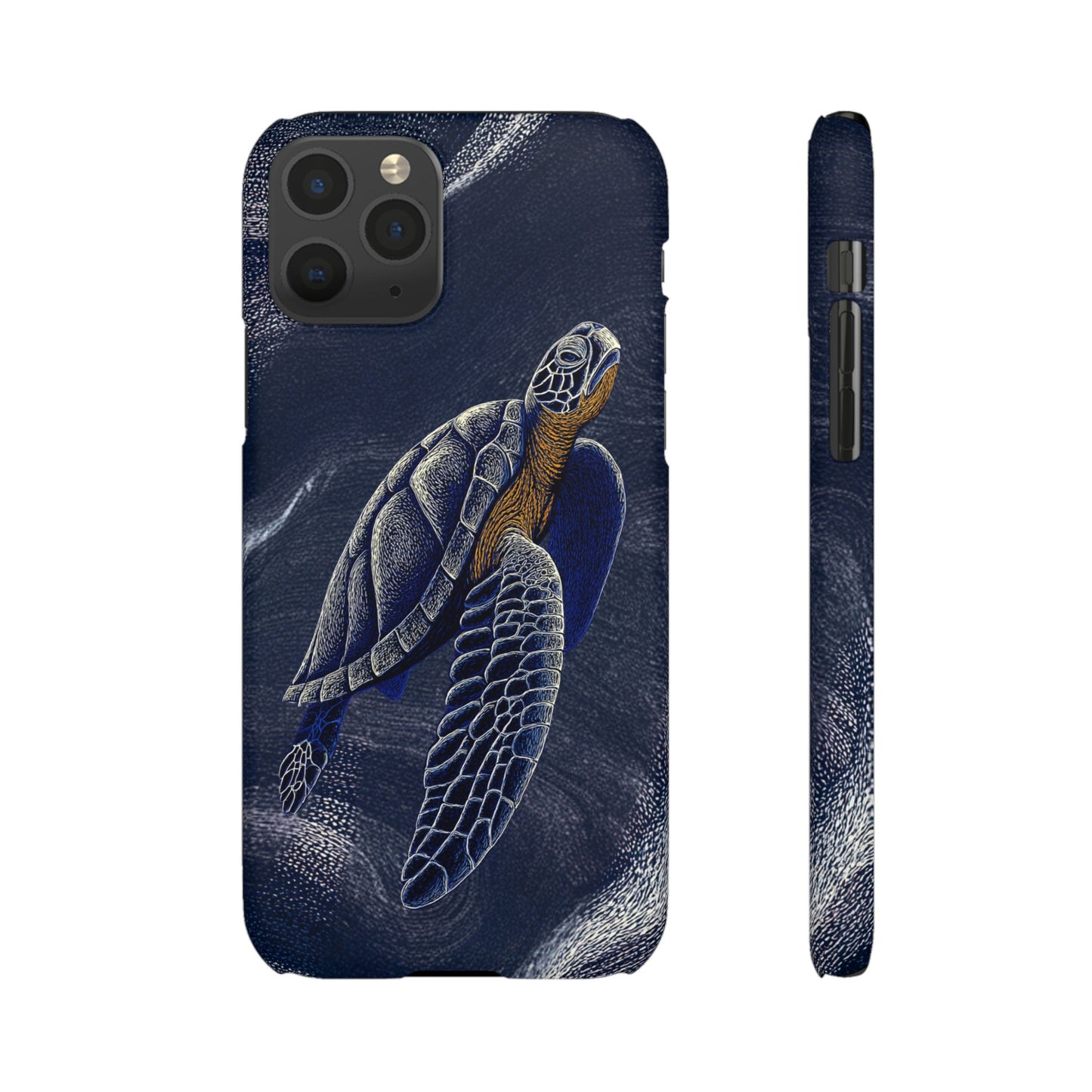 Marine Turtle Snap Case for Nature Lovers Phone Covers For Iphones and Samsungs Customization