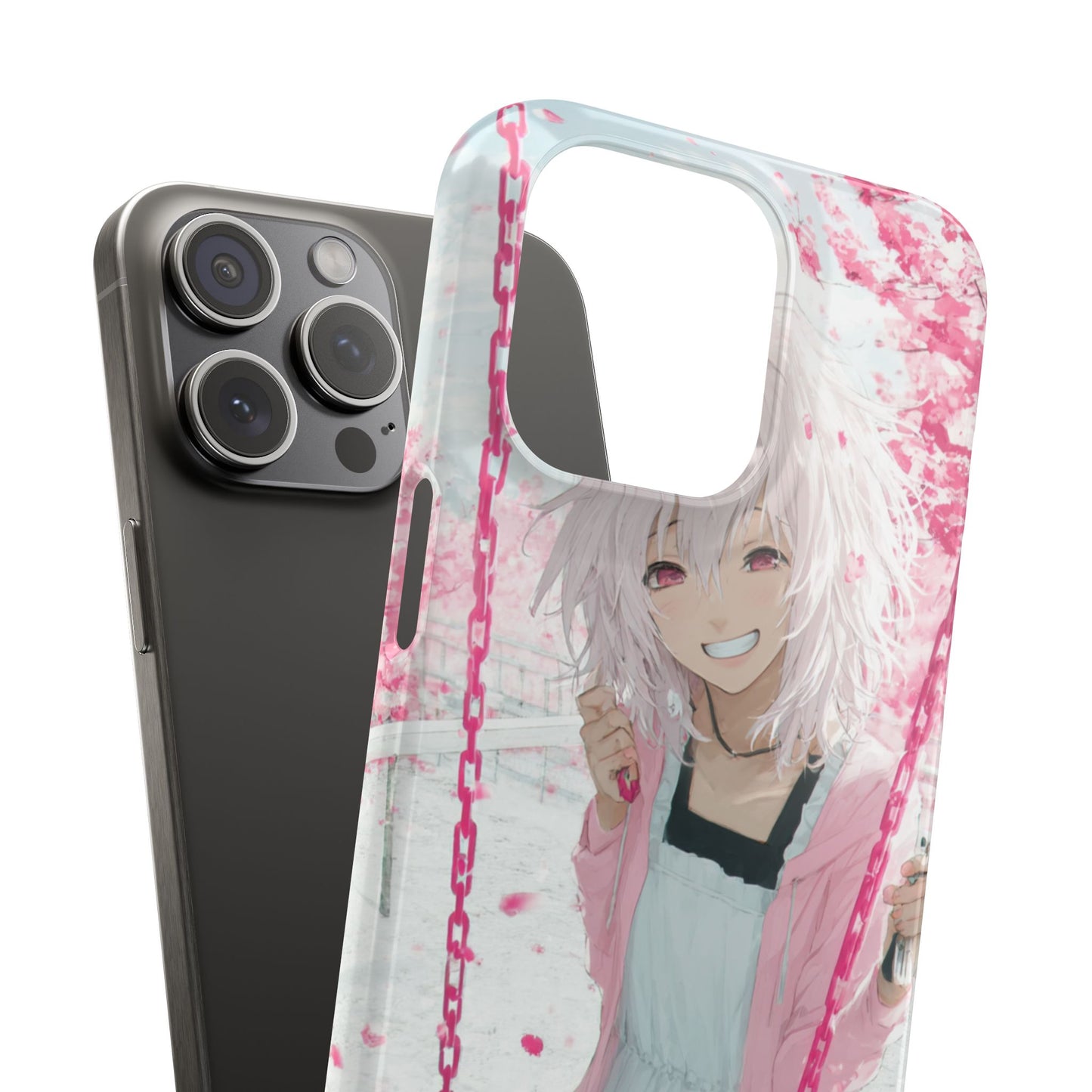 Anime Character Snap Cases for Phone, Cute Aesthetic Phone Cover, Gifts for Otaku, Floral Design, Unique Phone Cases