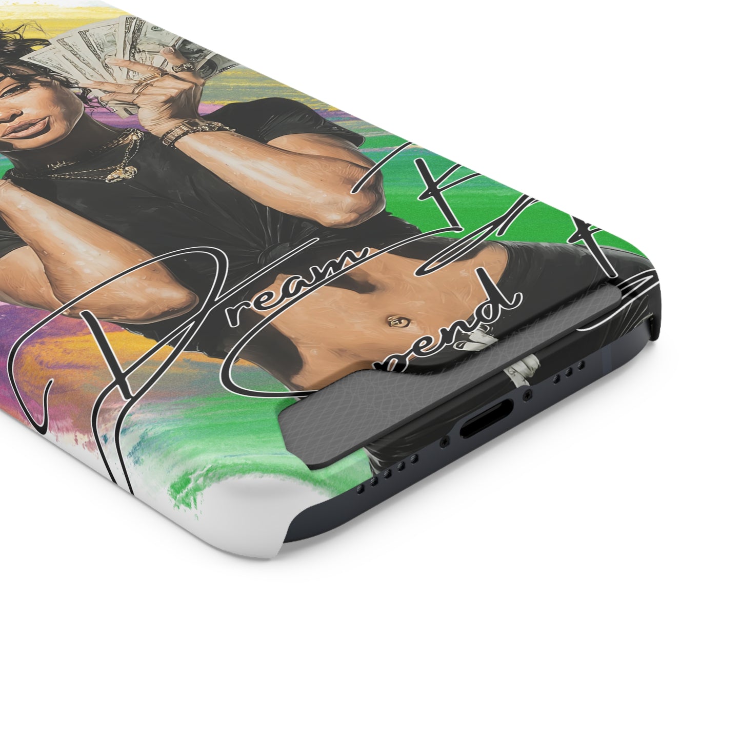 Vibrant Phone Case with Card Holder - Dream Big, Stylish Accessory for Teens & Young Adults, Perfect Gift for Birthdays, Graduations, [...]