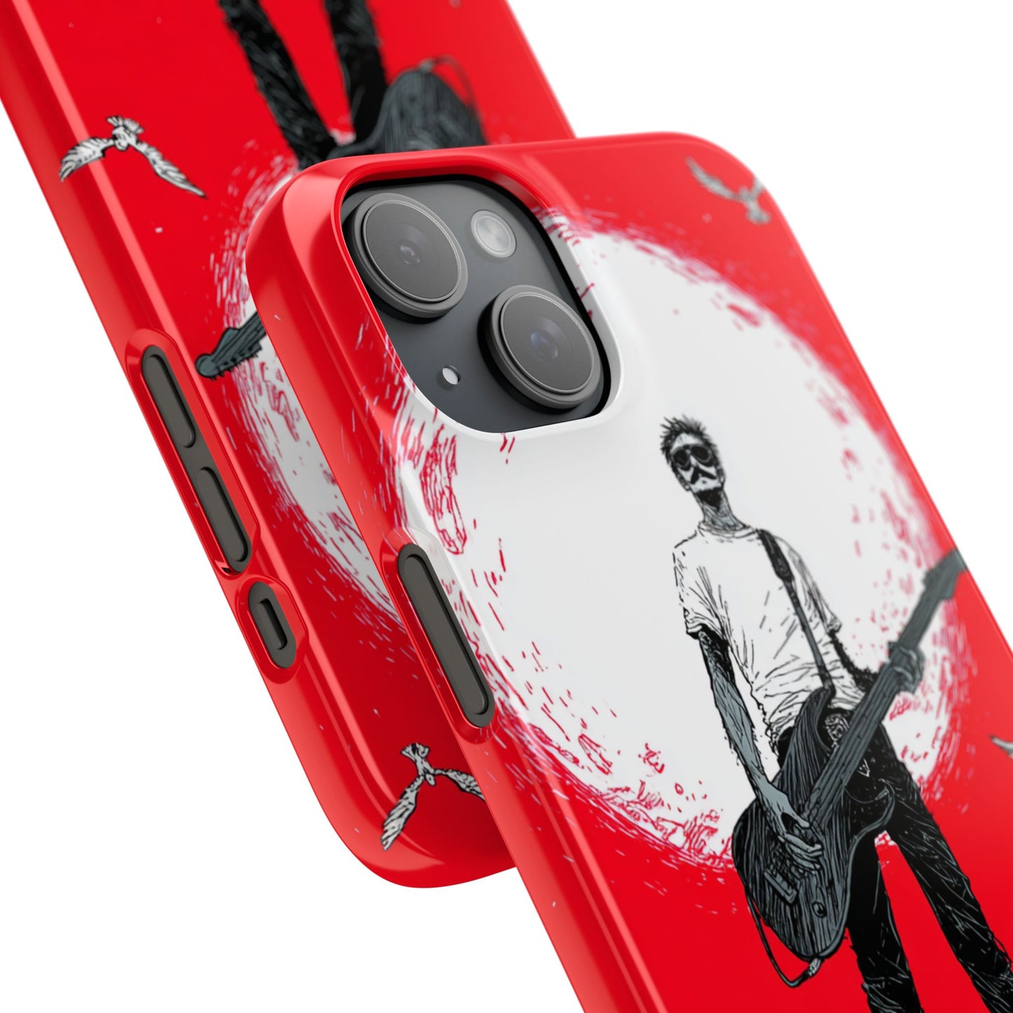 Rock & Roll Snap Cases - Music Lover's Phone Protection, Edgy Art, Gift for Guitarists, Cool Accessory for Teens