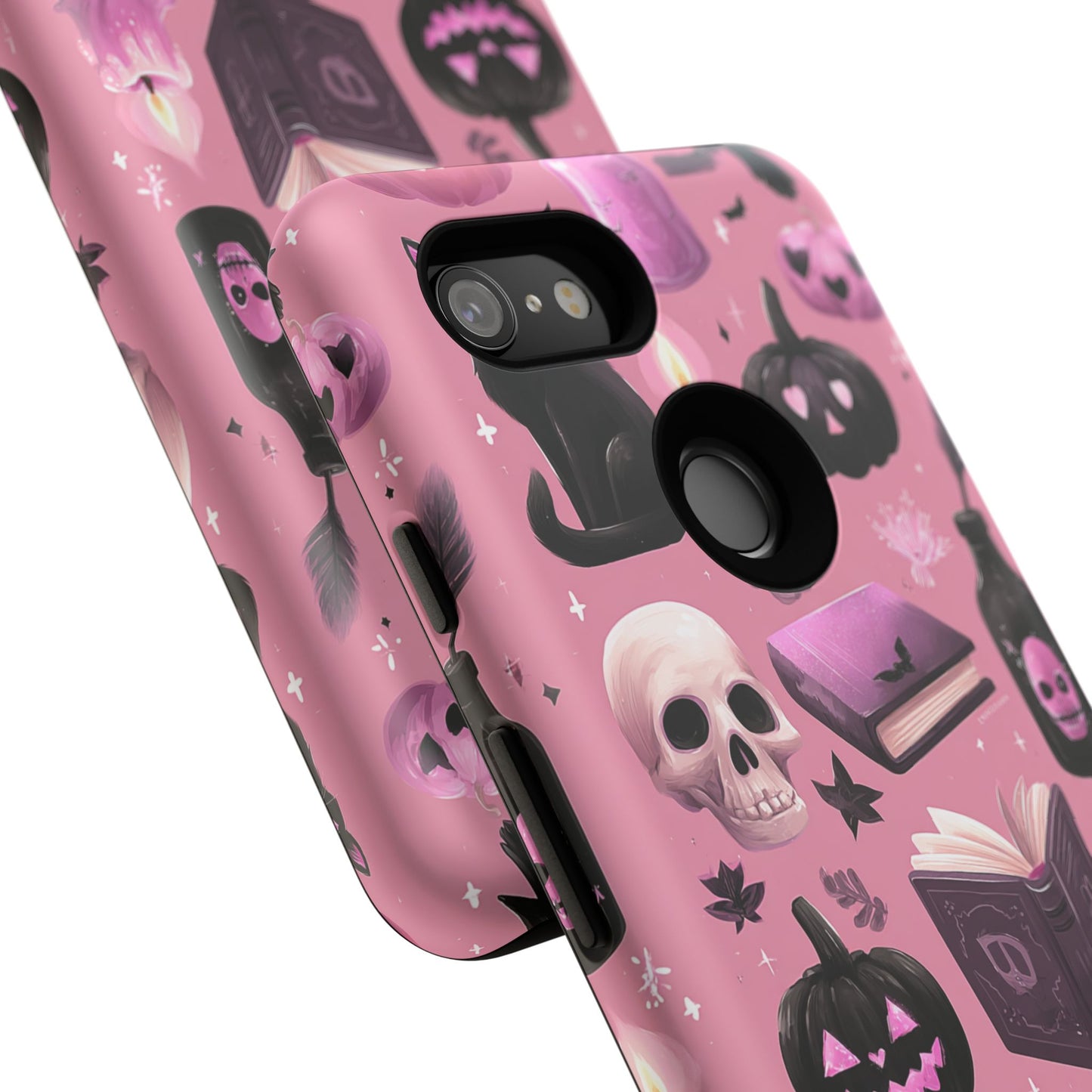 Spooky Phone Case - Halloween Design, Cute Costume Accessory, Fall Decor, Gift for Cat Lovers, Witchy Vibes, Trick or Treat