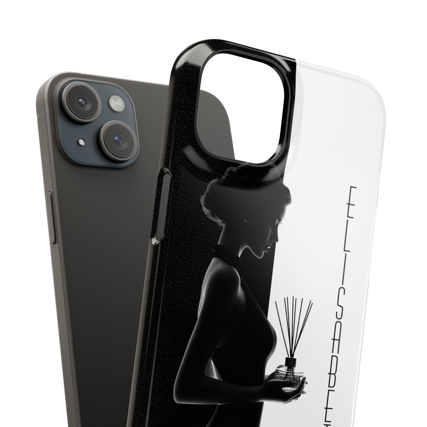 Custom Black and White Snap Case for Women Phone Cover for iPhone and Samsung