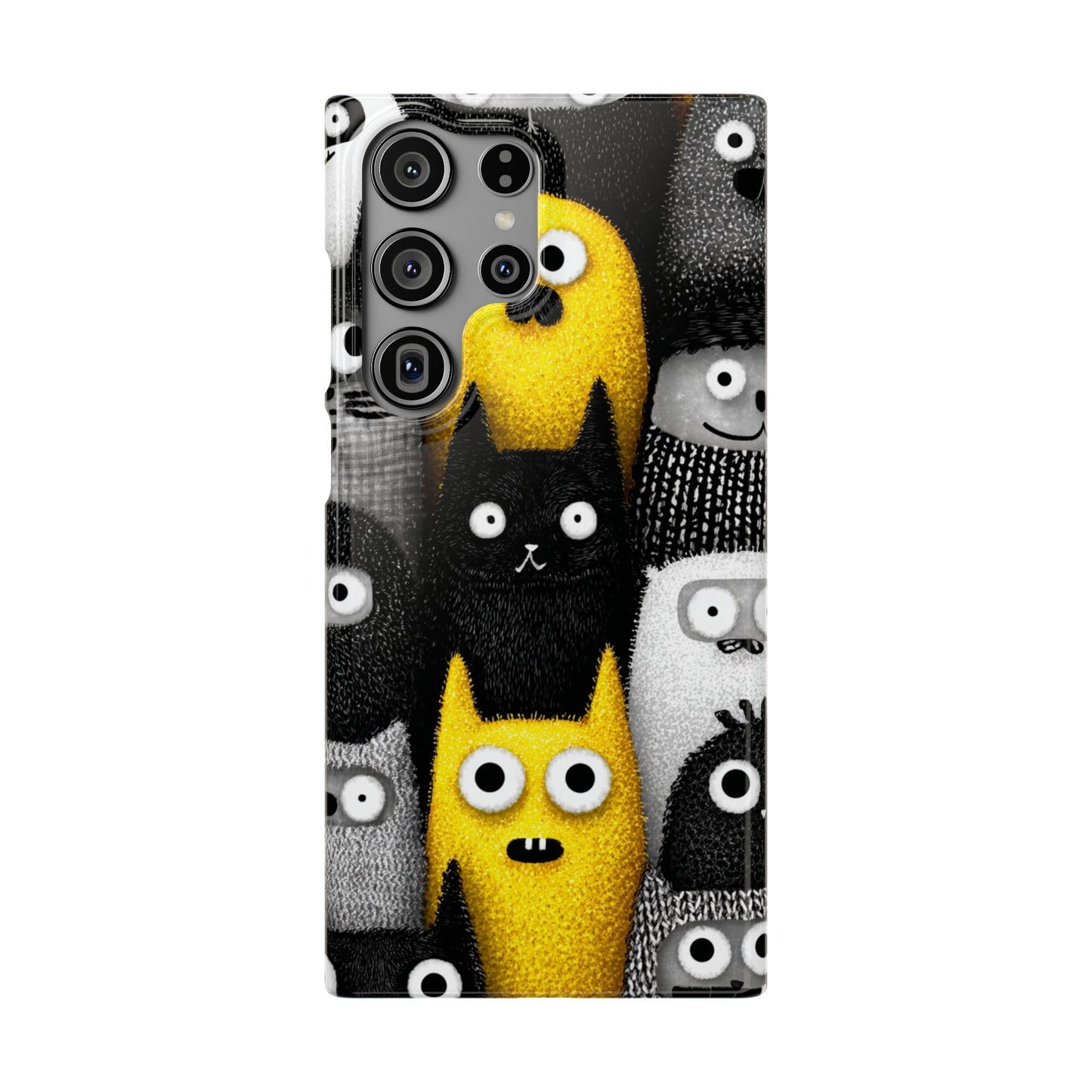 Colorful Character Snap Cases, Cute Phone Cover, Unique Gift for Kids, Fun Accessory, Perfect for Birthdays, Holidays