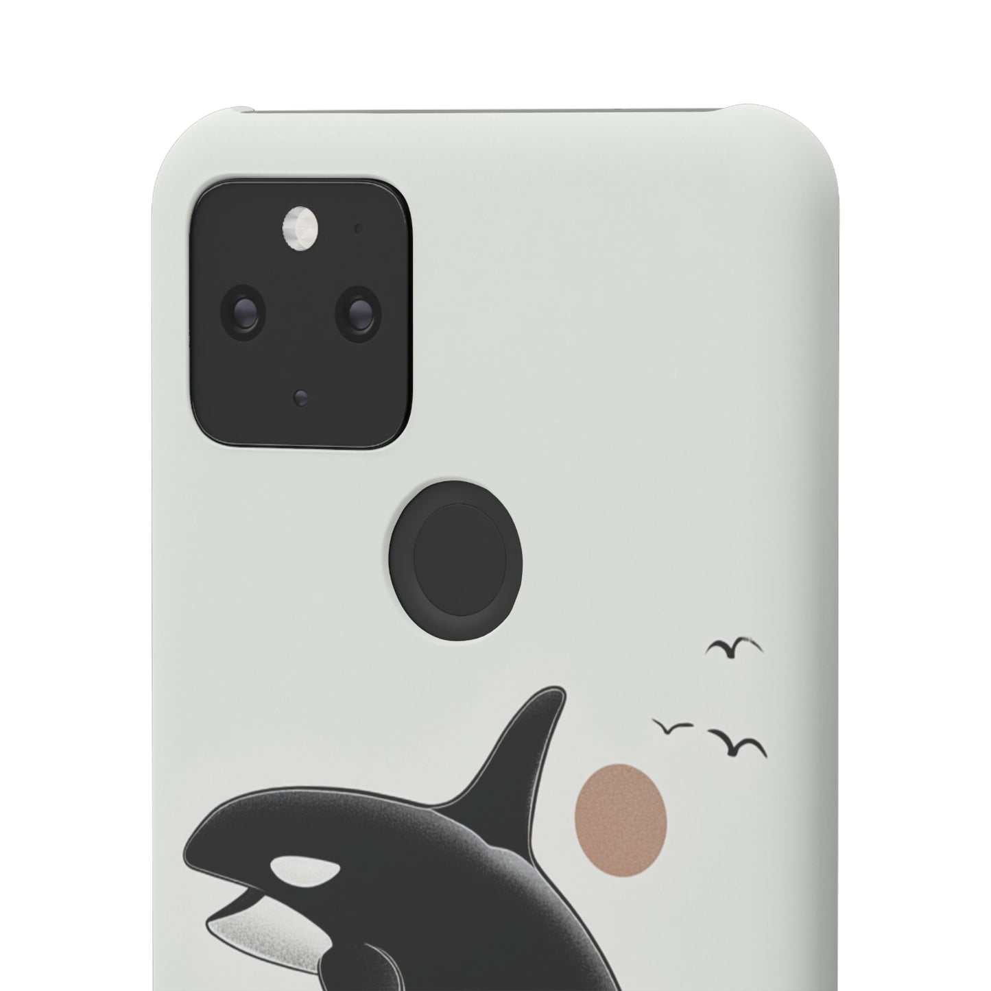 Whale Splash Phone Case | Ocean Lover Gift, Marine Art, Snap Cases, Cute Whale Design, Custom Phone Accessories