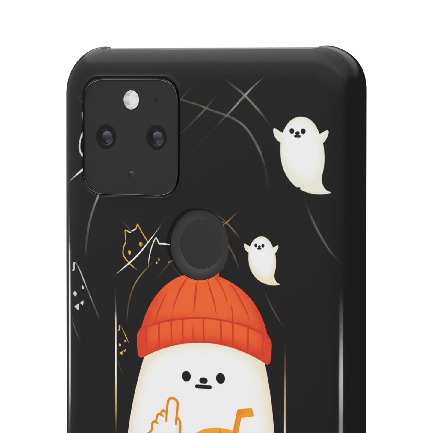 Spook You Halloween Ghost Snap Case Kawaii Protective Phone Cover for iPhone and Samsung