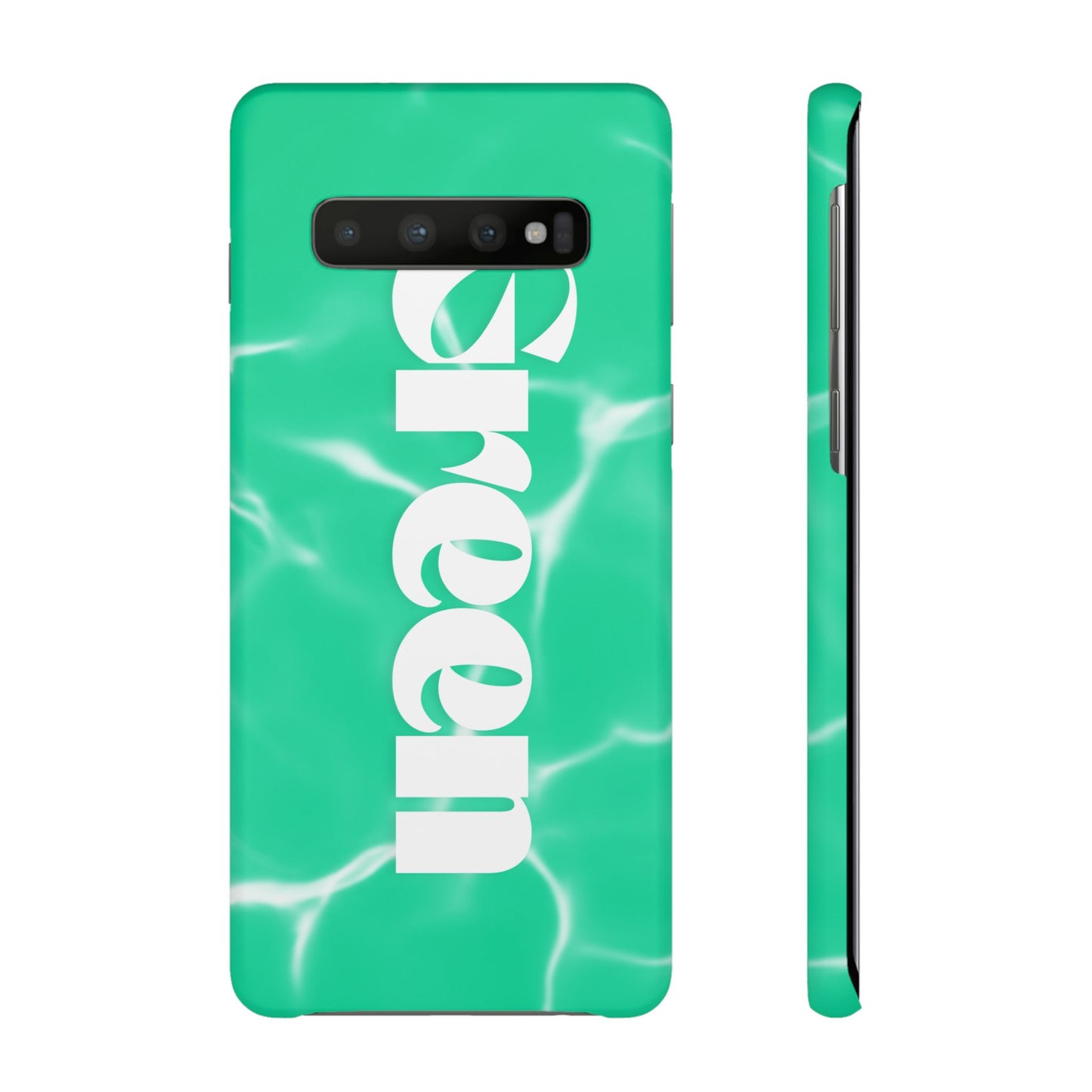 Aqua Pool Vibe Snap Case, Tropical Phone Cover, Summer Accessory, Trendy Gift for Friends, Beach Lover's Essential