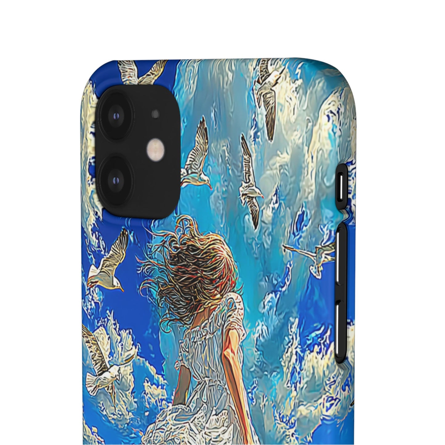 Dreamy Seaside Snap Case, Ocean Waves Phone Cover, Summer Vibe Gift, Cute Aesthetic Accessory, Beach Lover Case