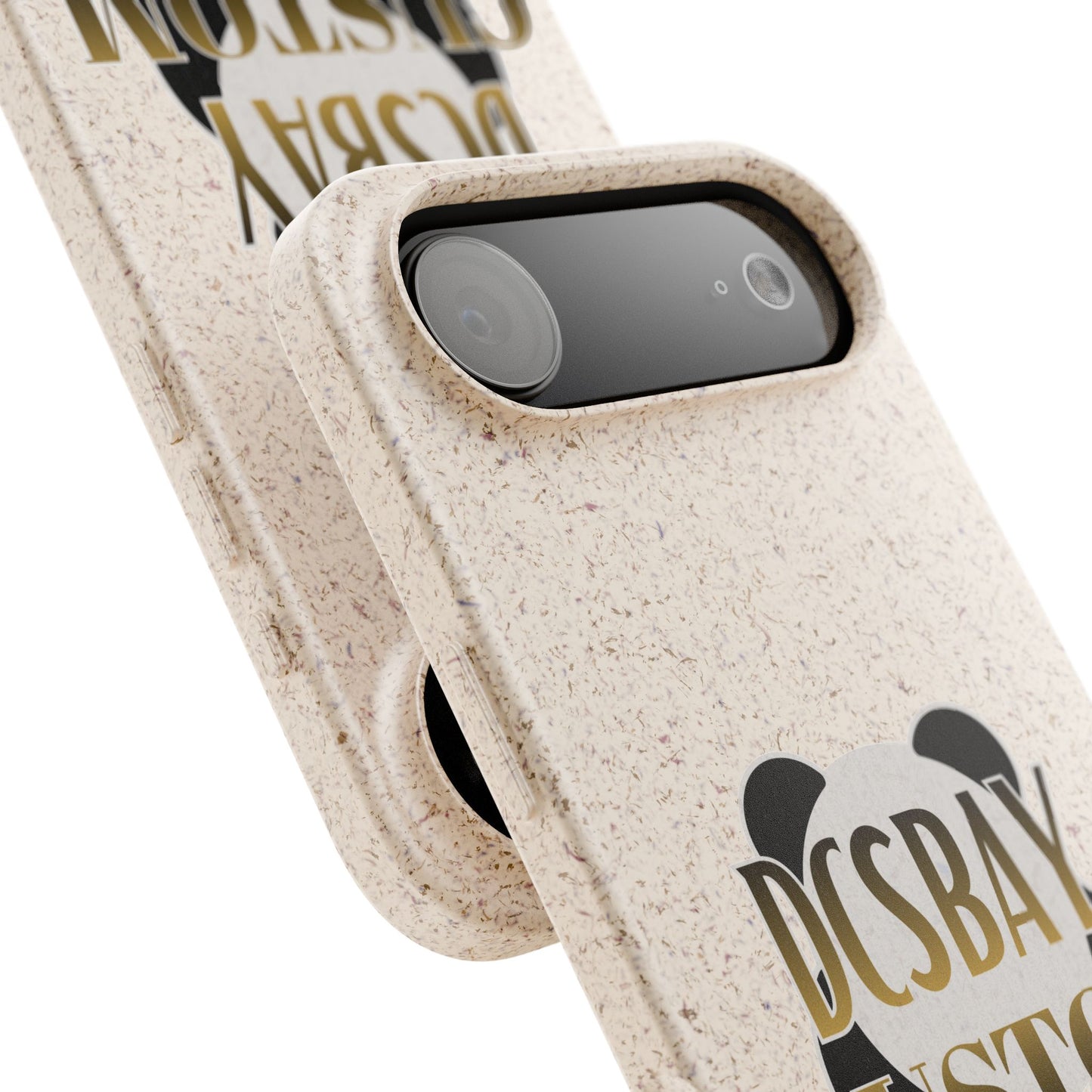 Biodegradable Panda Phone Case — Eco-Friendly Customizable iPhone Cover