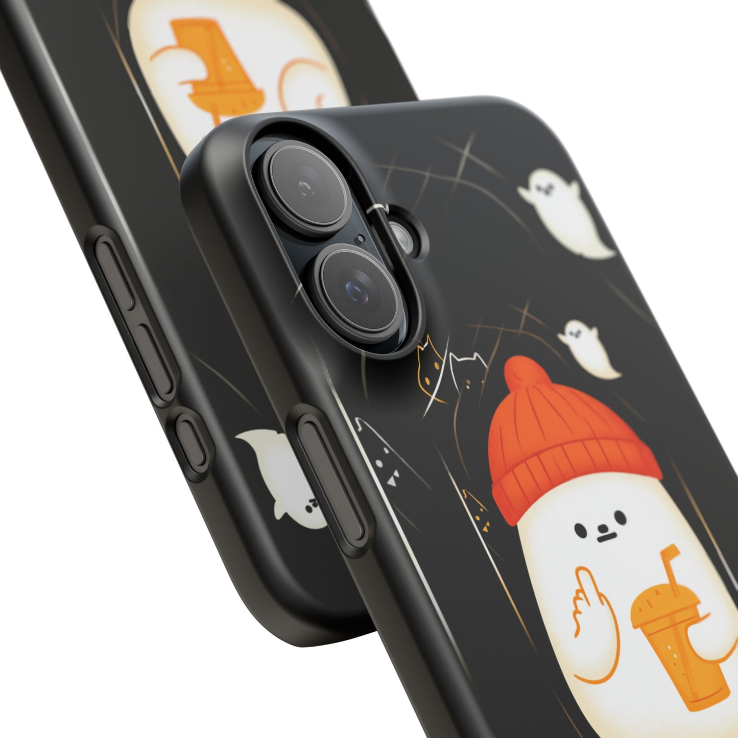 Spook You Halloween Ghost Snap Case Kawaii Protective Phone Cover for iPhone and Samsung