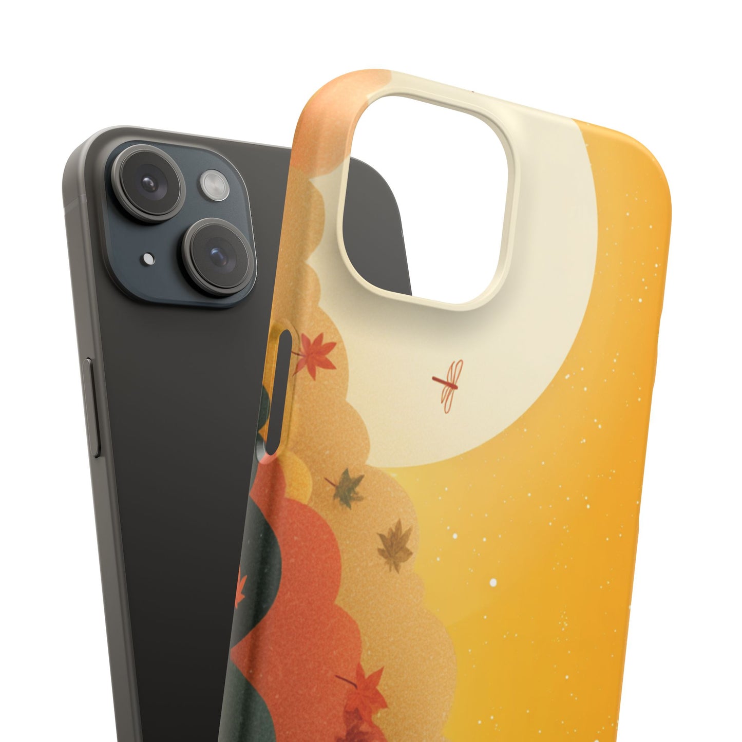 Autumn Sunset Snap Case, Fall Phone Cover, Nature-Themed Accessory, Gift for Her, Seasonal Aesthetic