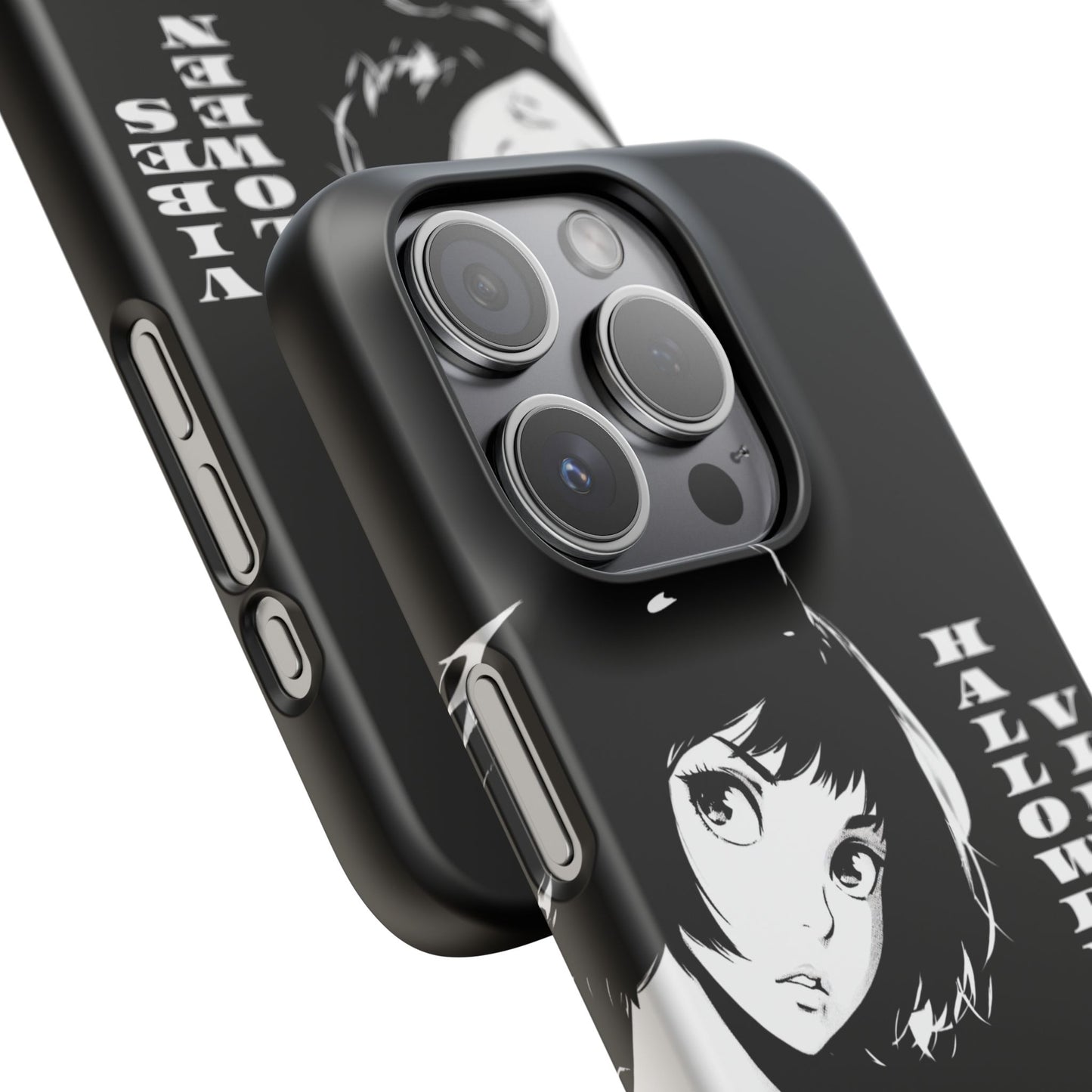 Halloween Vibes Snap Case Black and White Protective Phone Cover for iPhone and Samsung