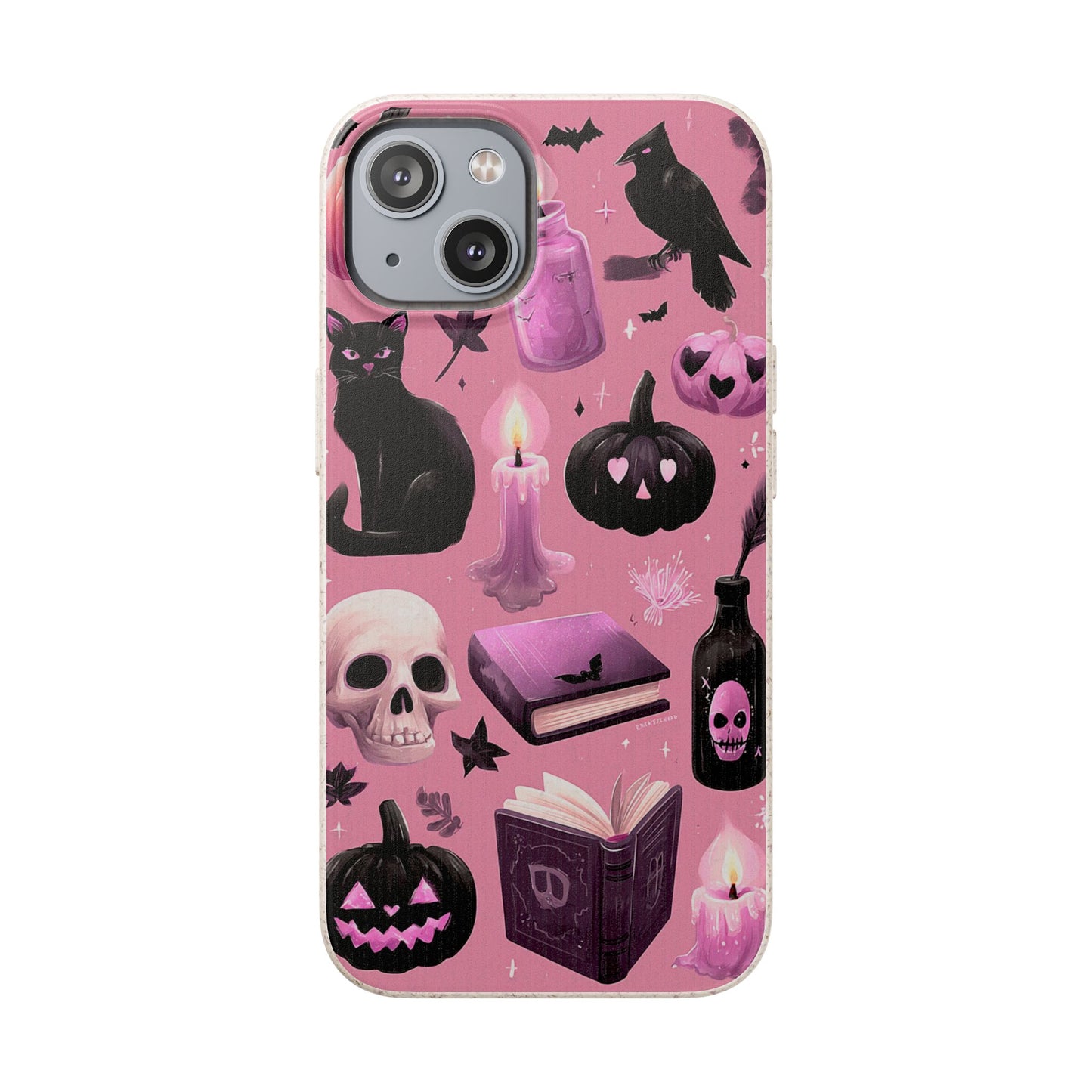 Halloween-Inspired Biodegradable Phone Case, Eco-Friendly Cell Phone Cover, Cute Goth Aesthetic Gift, Sustainable Halloween Decor, [...]
