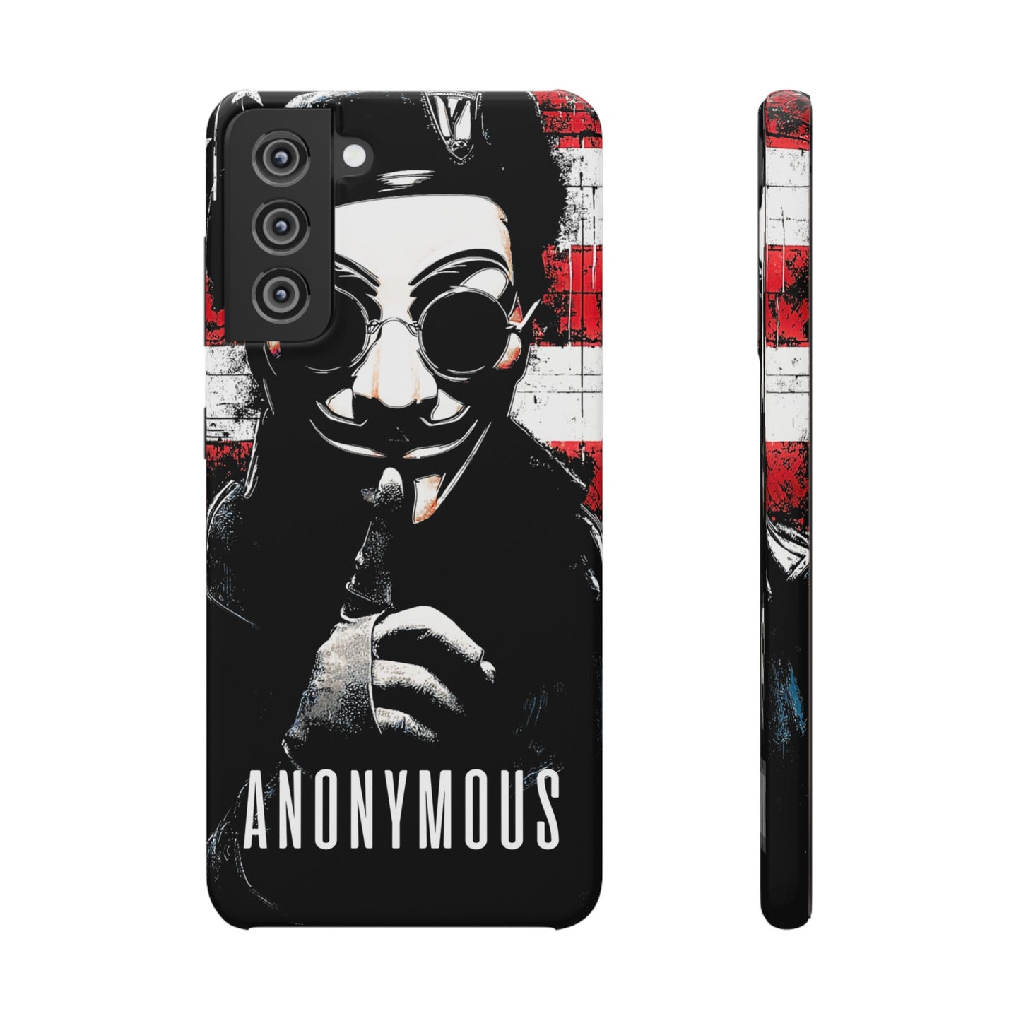 Anonimous & Guy Fawkes Art Snap Case and Protective Phone Cover For iPhone and Samsung