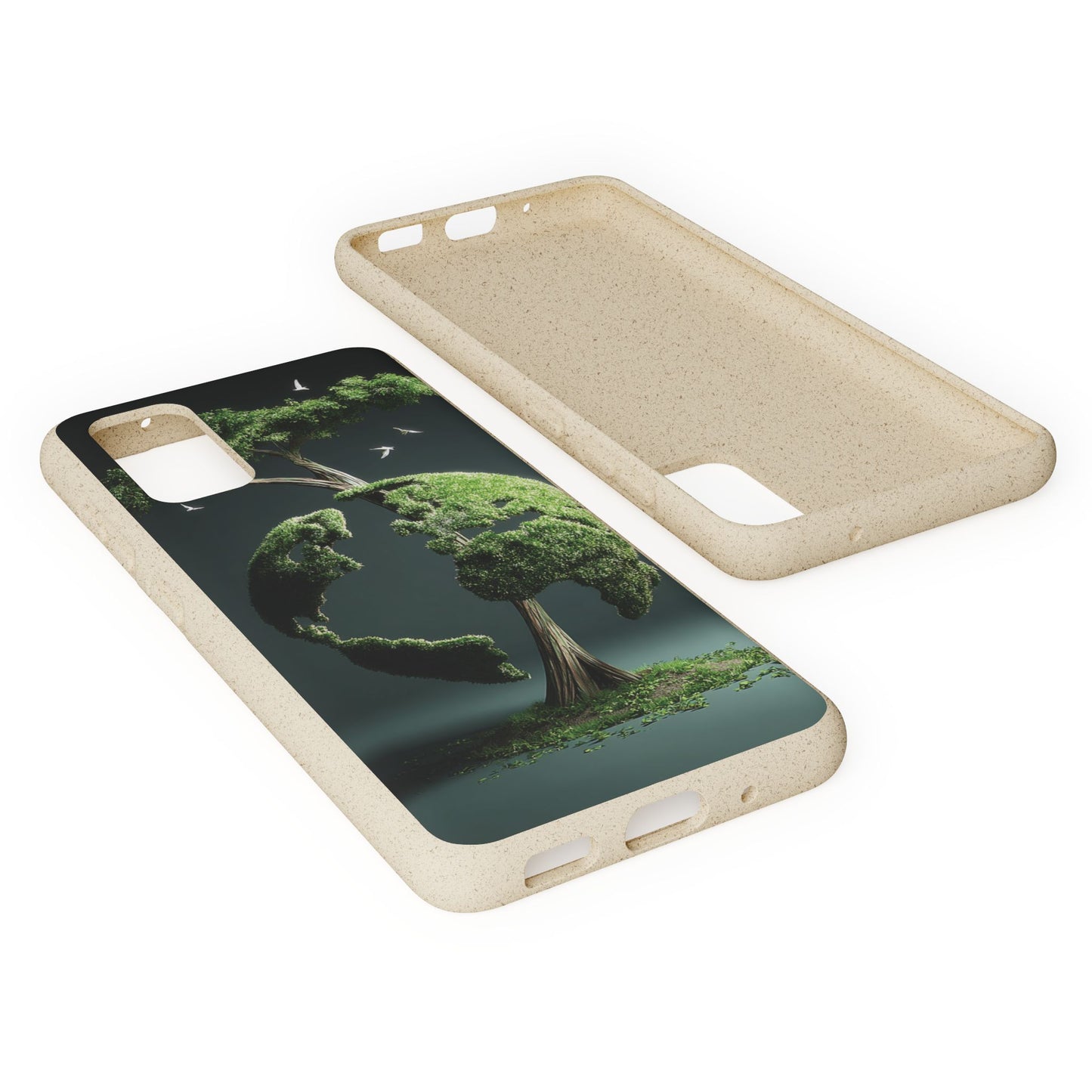 Eco-Friendly Phone Case with Nature Design, Sustainable iPhone Cover, Biodegradable Cellphone Accessories, Green Earth Gift, Earth Day [...]