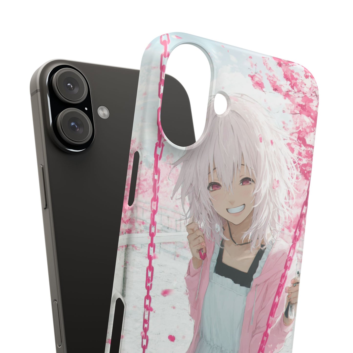 Anime Character Snap Cases for Phone, Cute Aesthetic Phone Cover, Gifts for Otaku, Floral Design, Unique Phone Cases