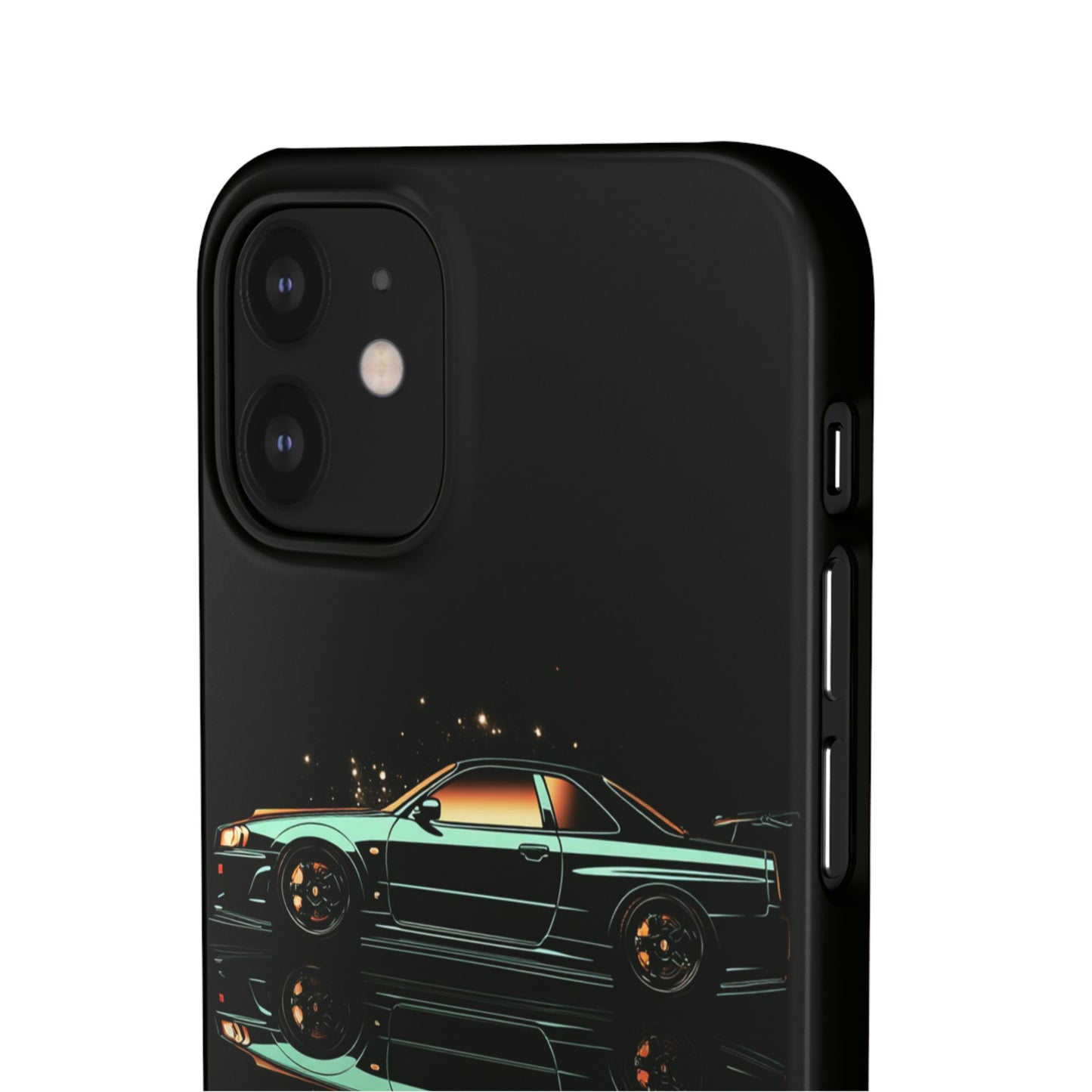 Green Skyleine R34 GTR Art Snap Case and Protective Phone Cover For iPhone and Samsung